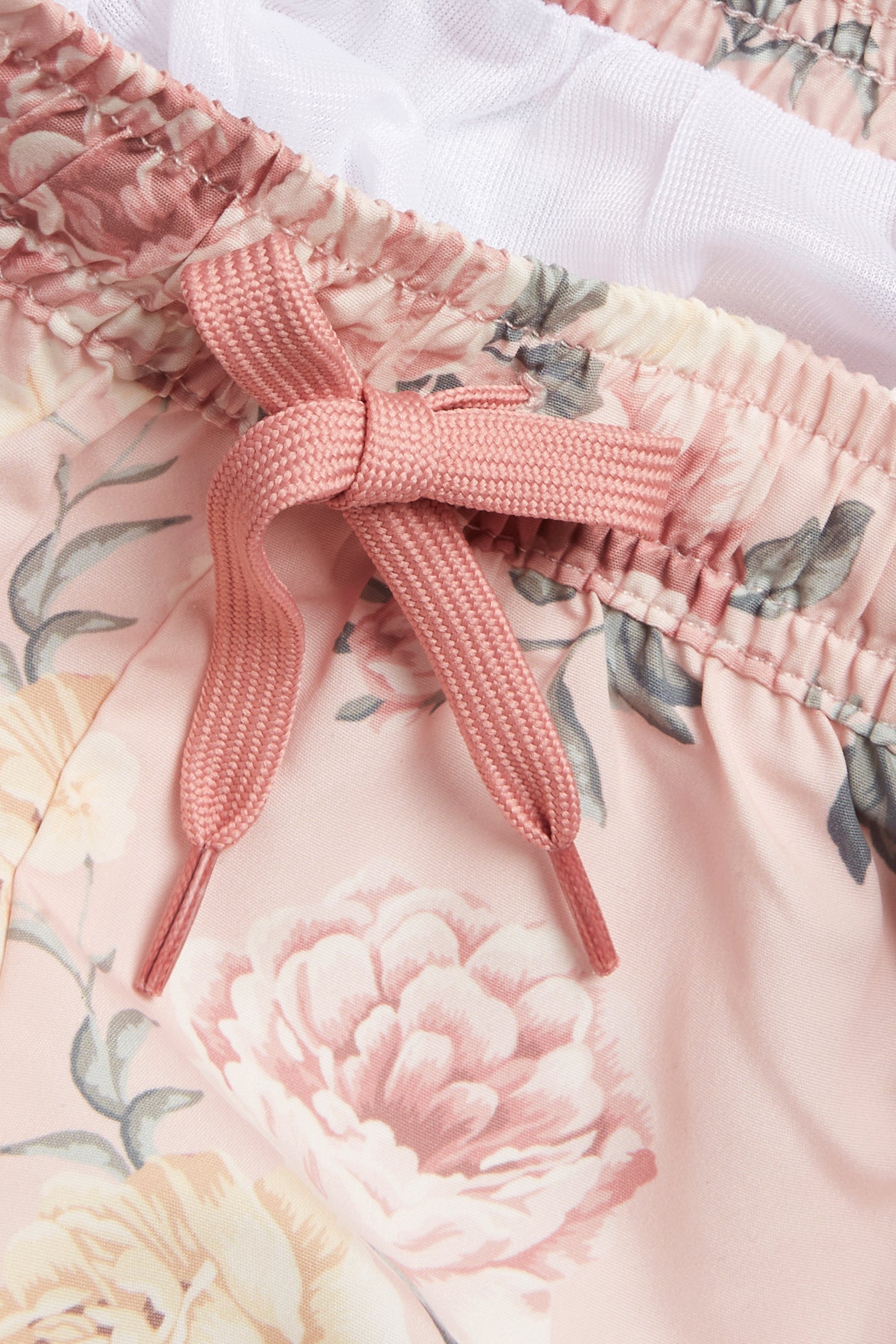 Baby & kids pink floral swimming trunks