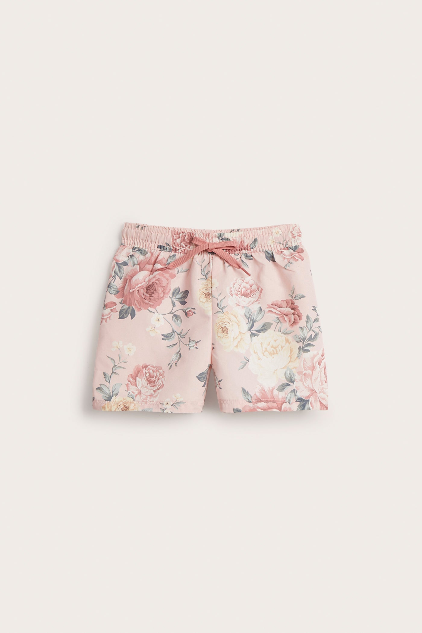 Baby & kids pink floral swimming trunks