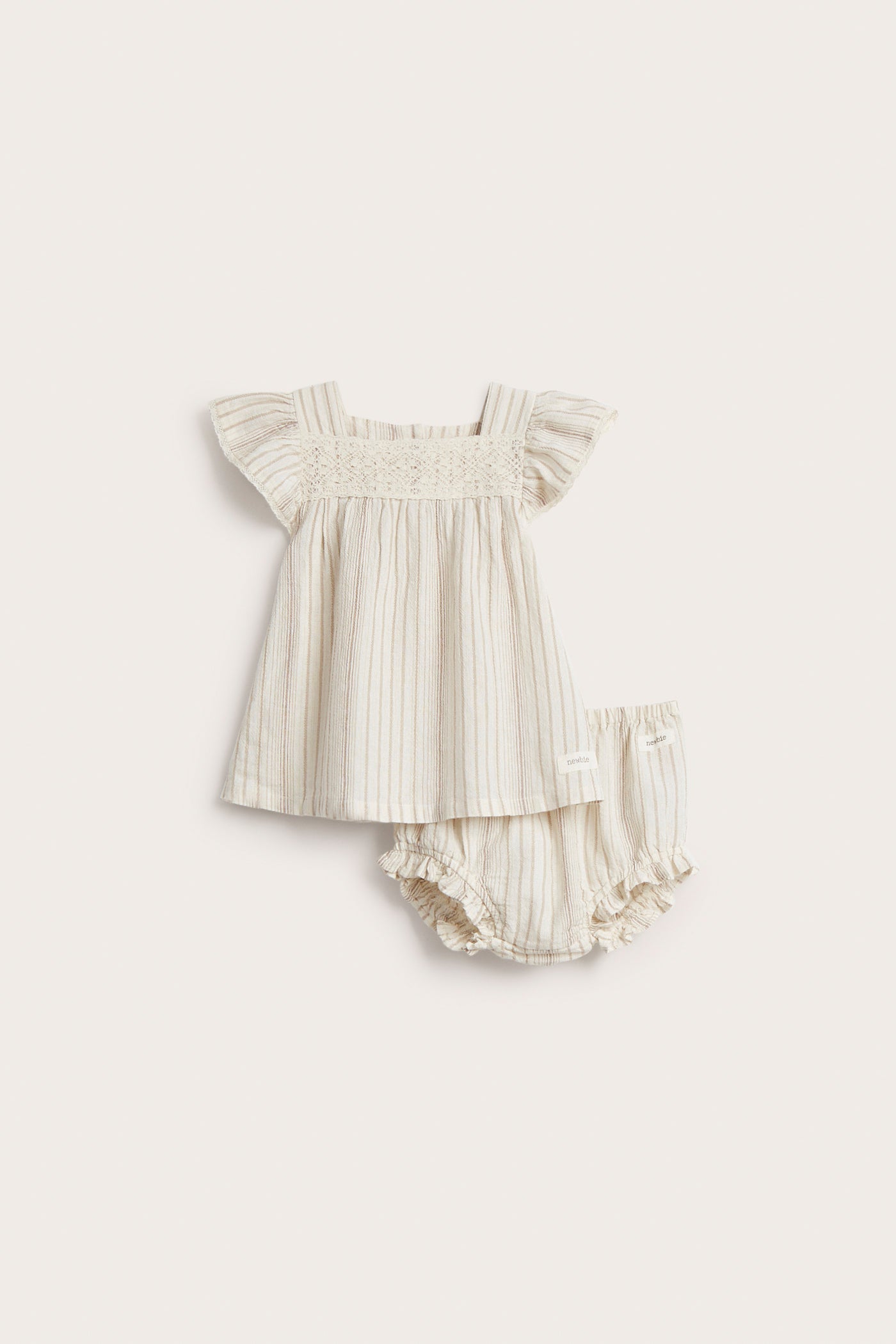 Baby white blouse & shorts set