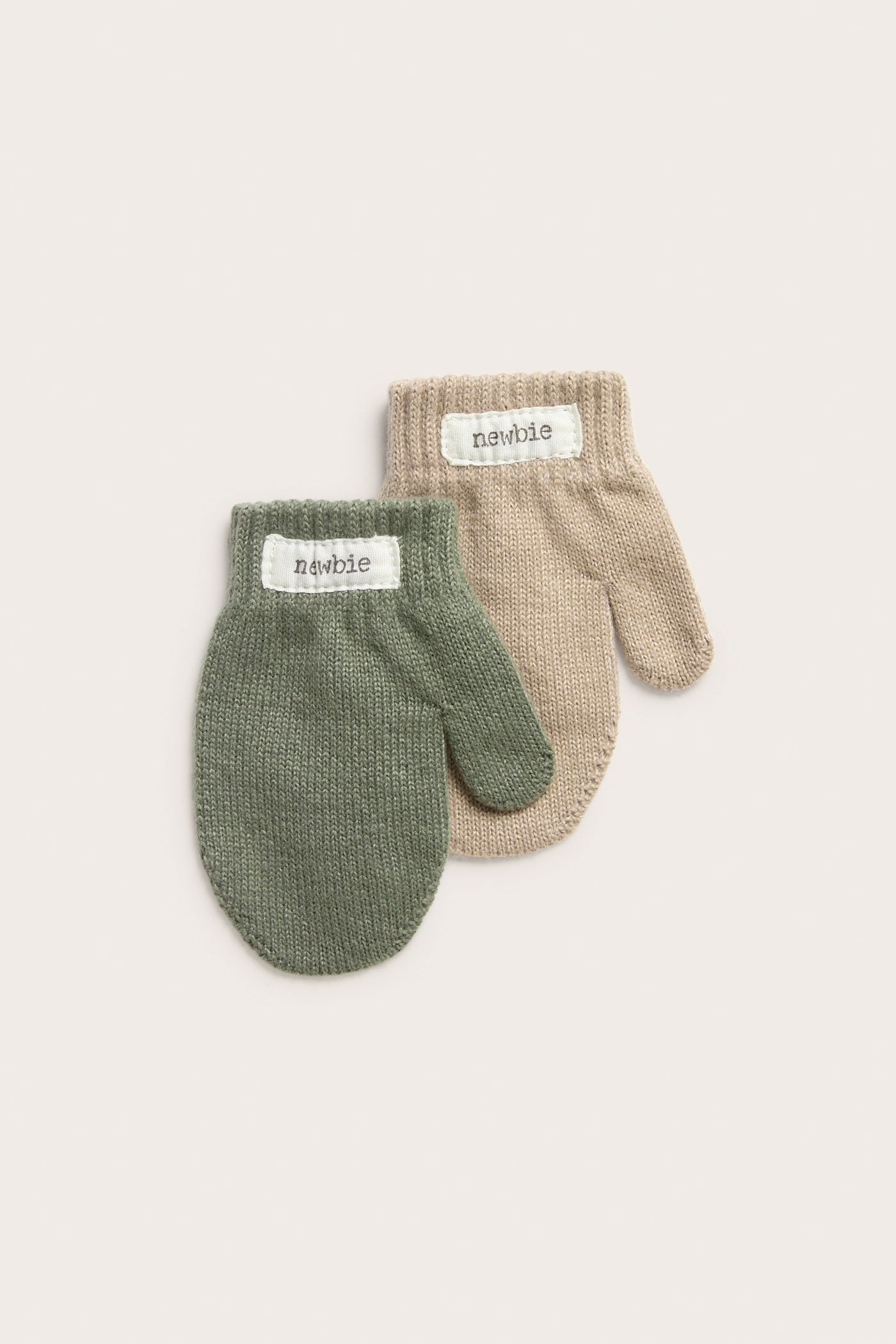 Baby green mittens 2-pack