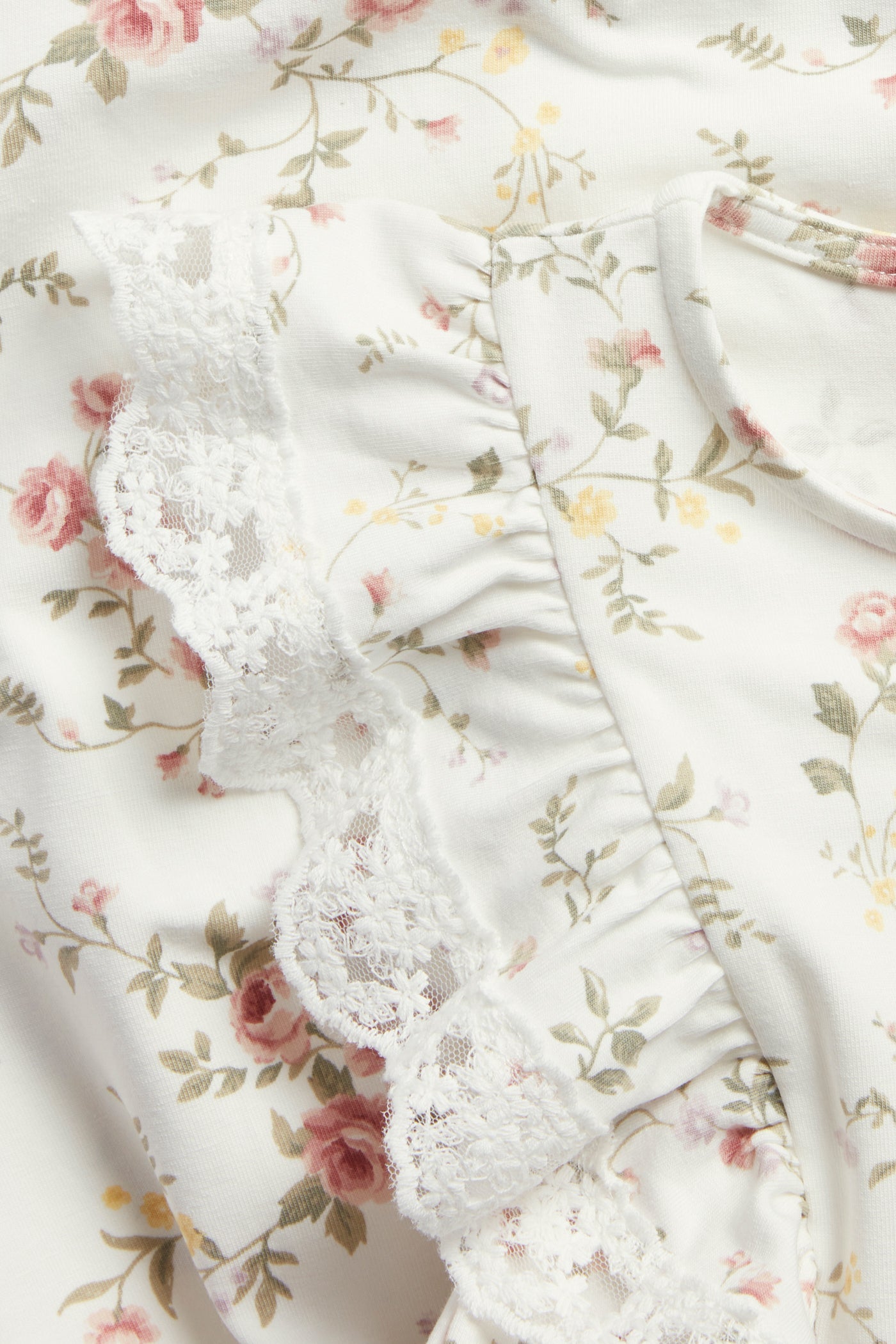 Kids white floral sleeveless dress
