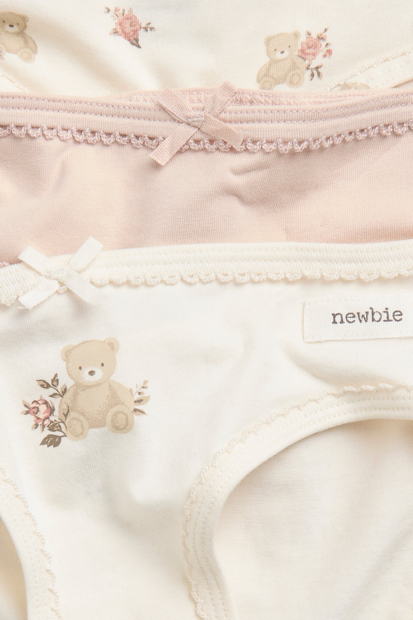 Baby & kids white teddy bear briefs 3-pack