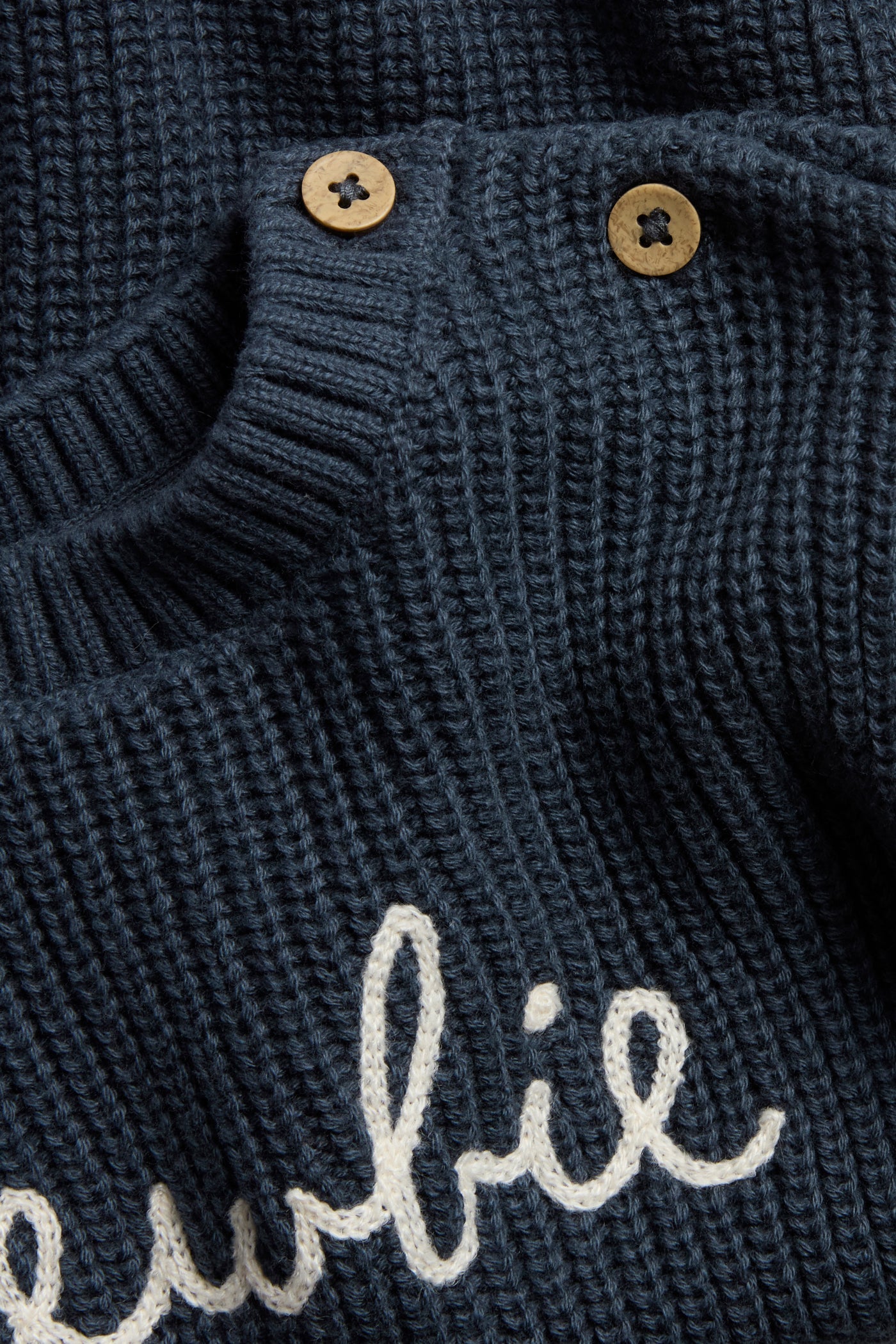 Baby & kids blue knitted jumper with Newbie logo