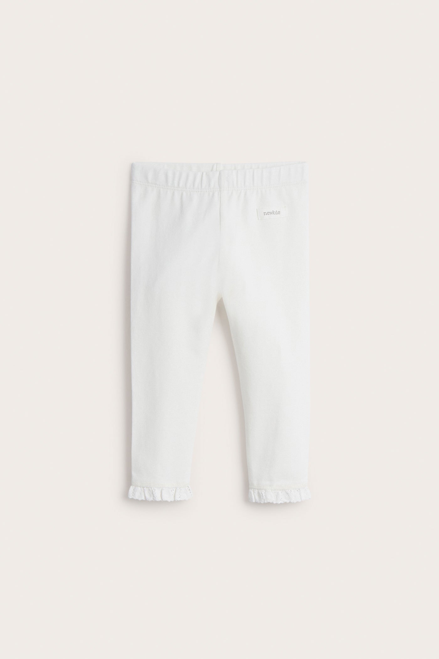 Baby white lace leggings