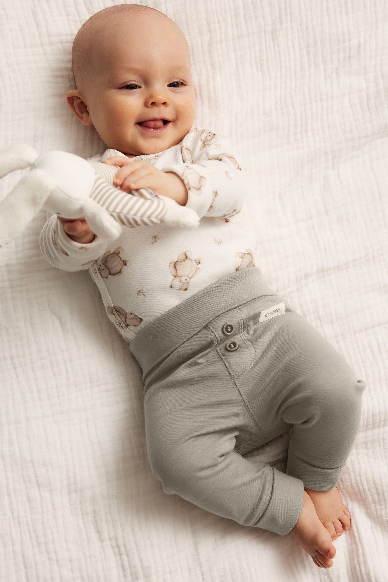 Baby beige soft basic leggings