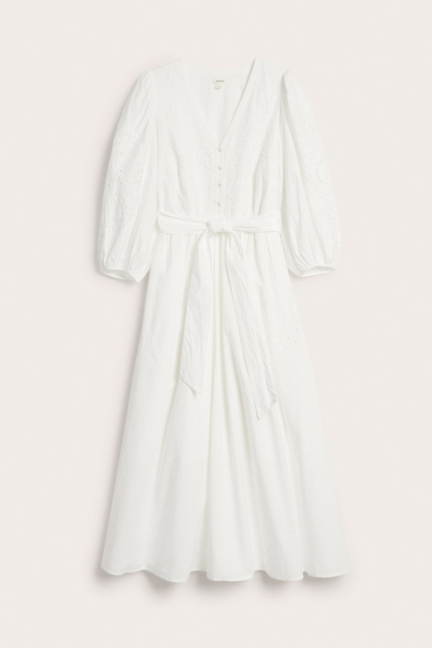 Women’s white embroidered dress