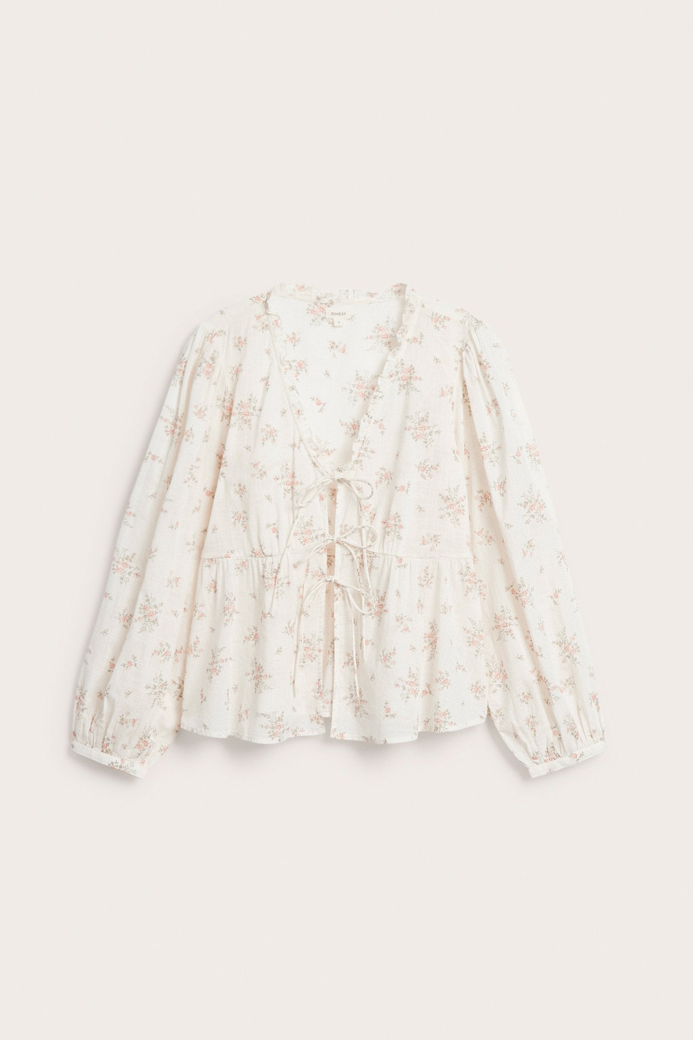 Women’s white floral blouse