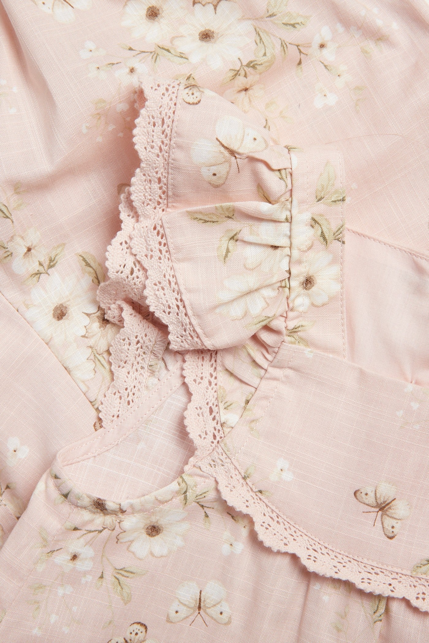 Baby butterfly floral jumpsuit