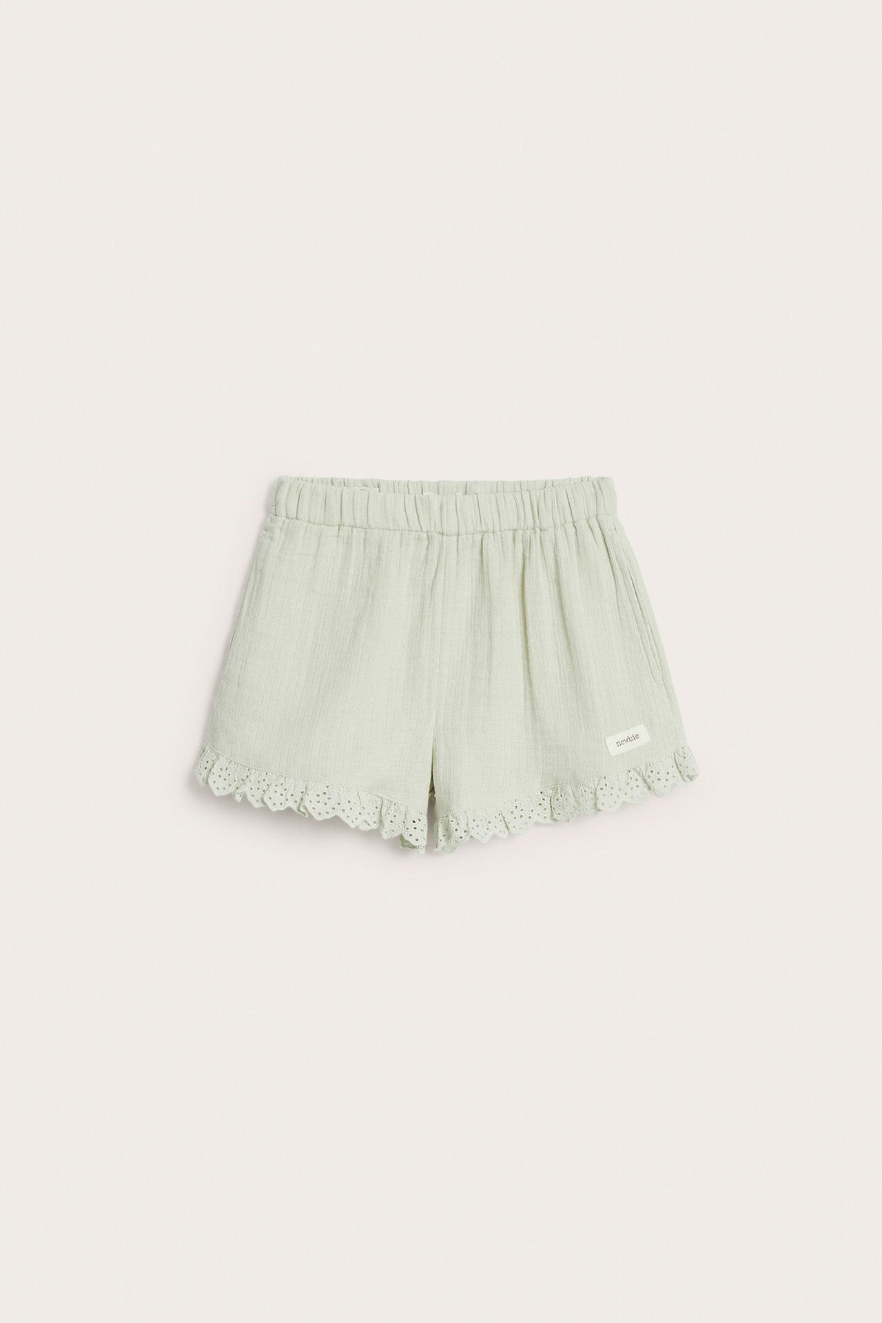 Kids woven shorts with frill
