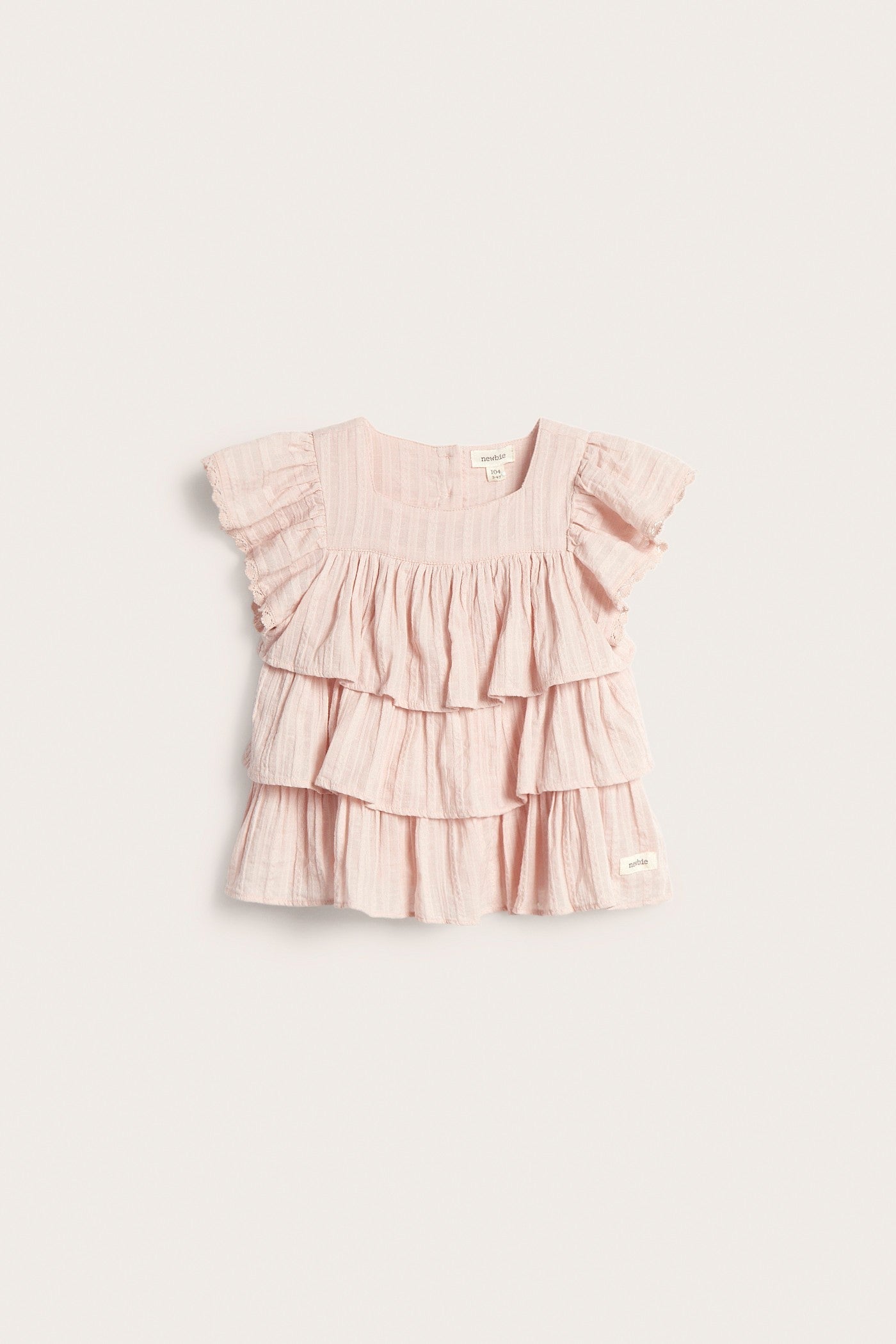 Kids woven blouse with frills