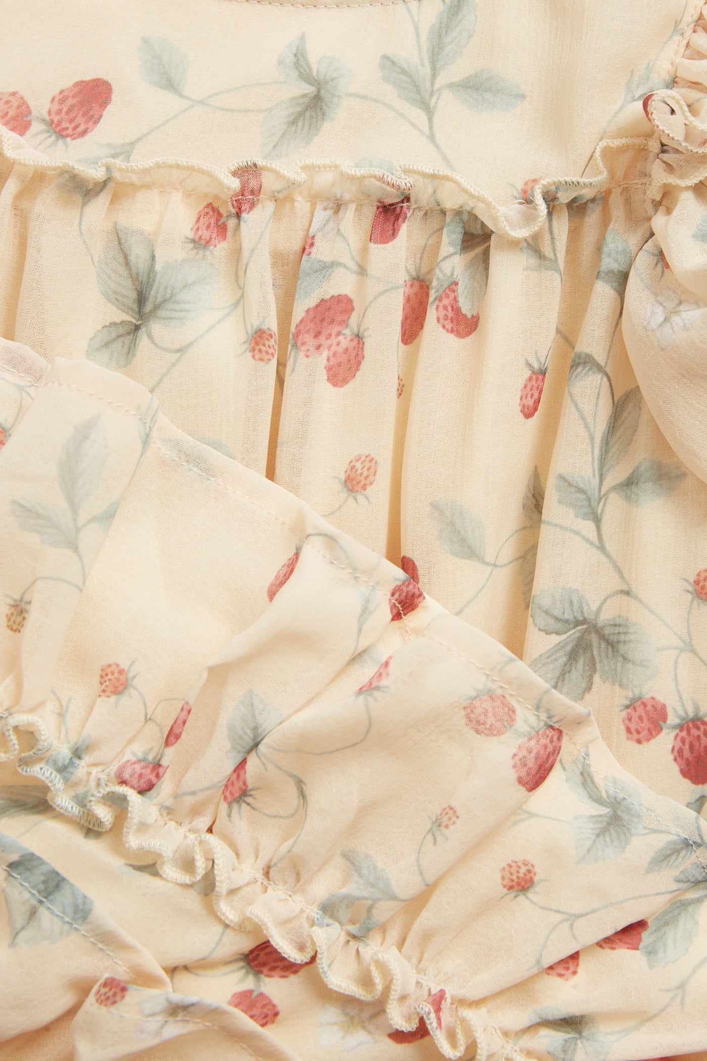 Baby wild strawberry chiffon dress