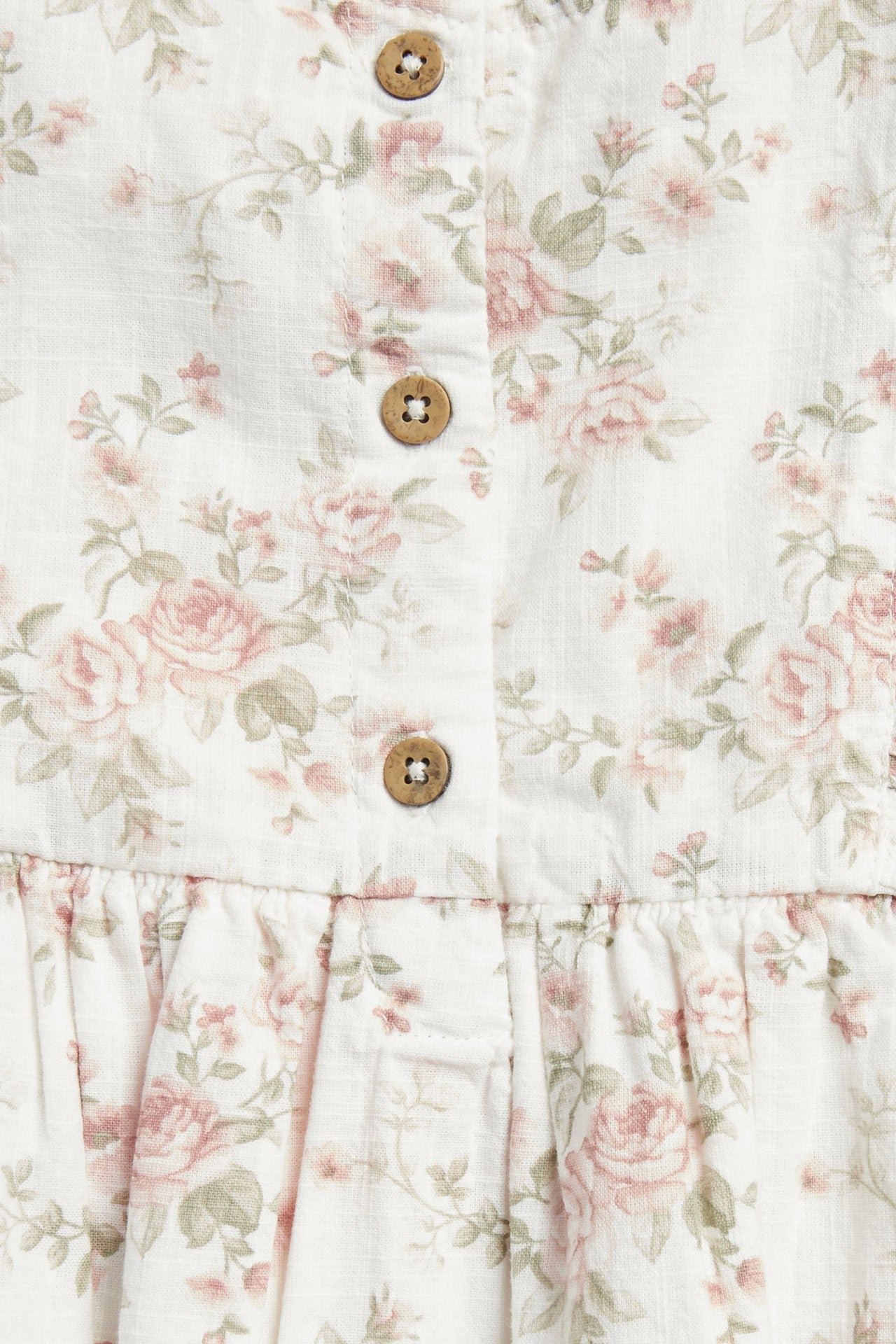 Kids floral dress with ruffles