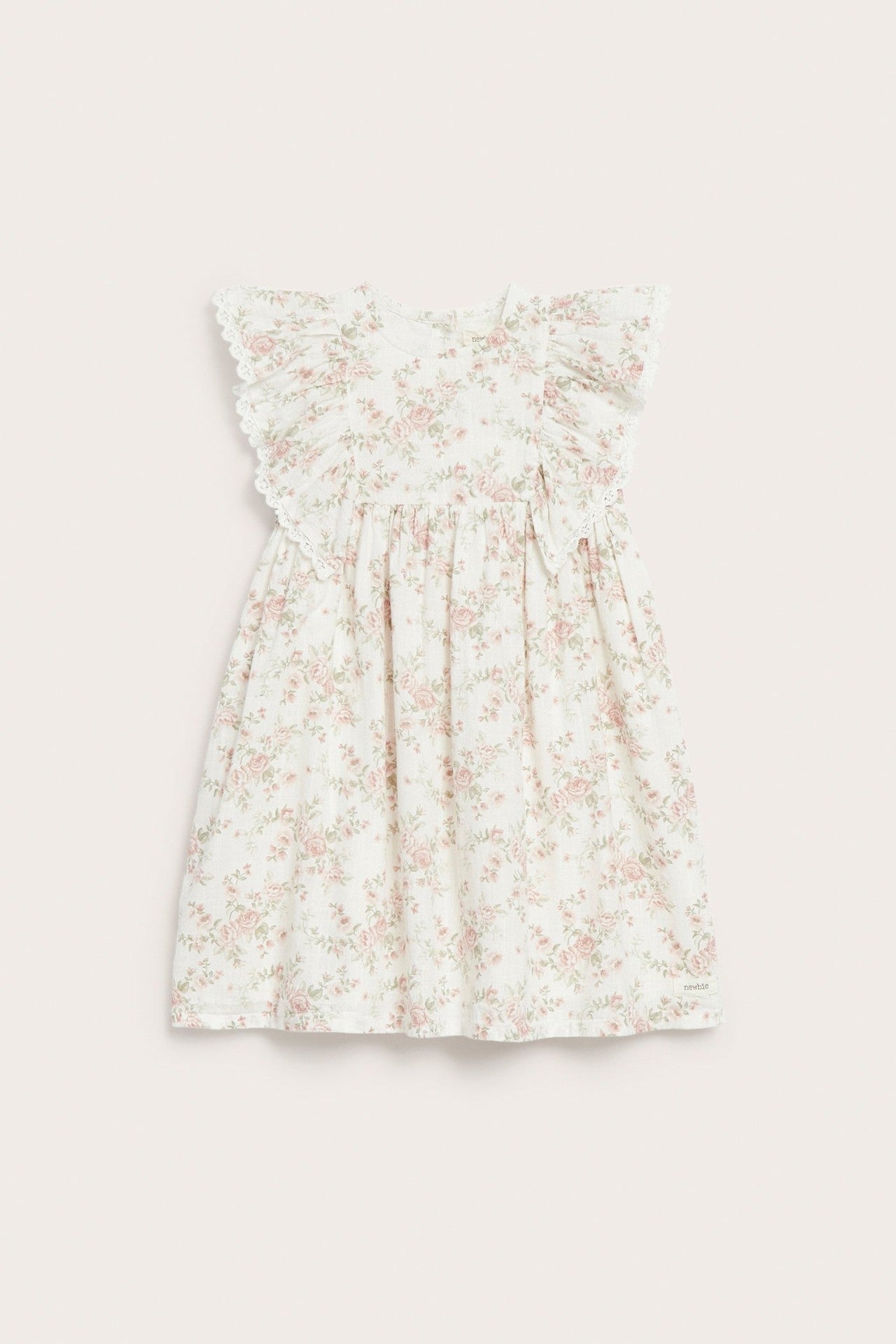 Kids floral dress with ruffles