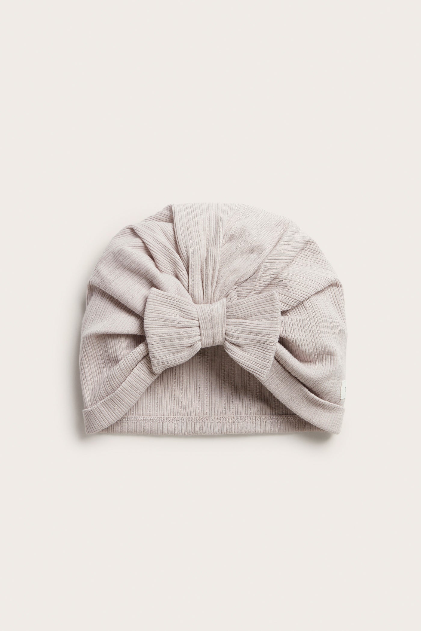 Baby & kids' purple ribbed turban hat