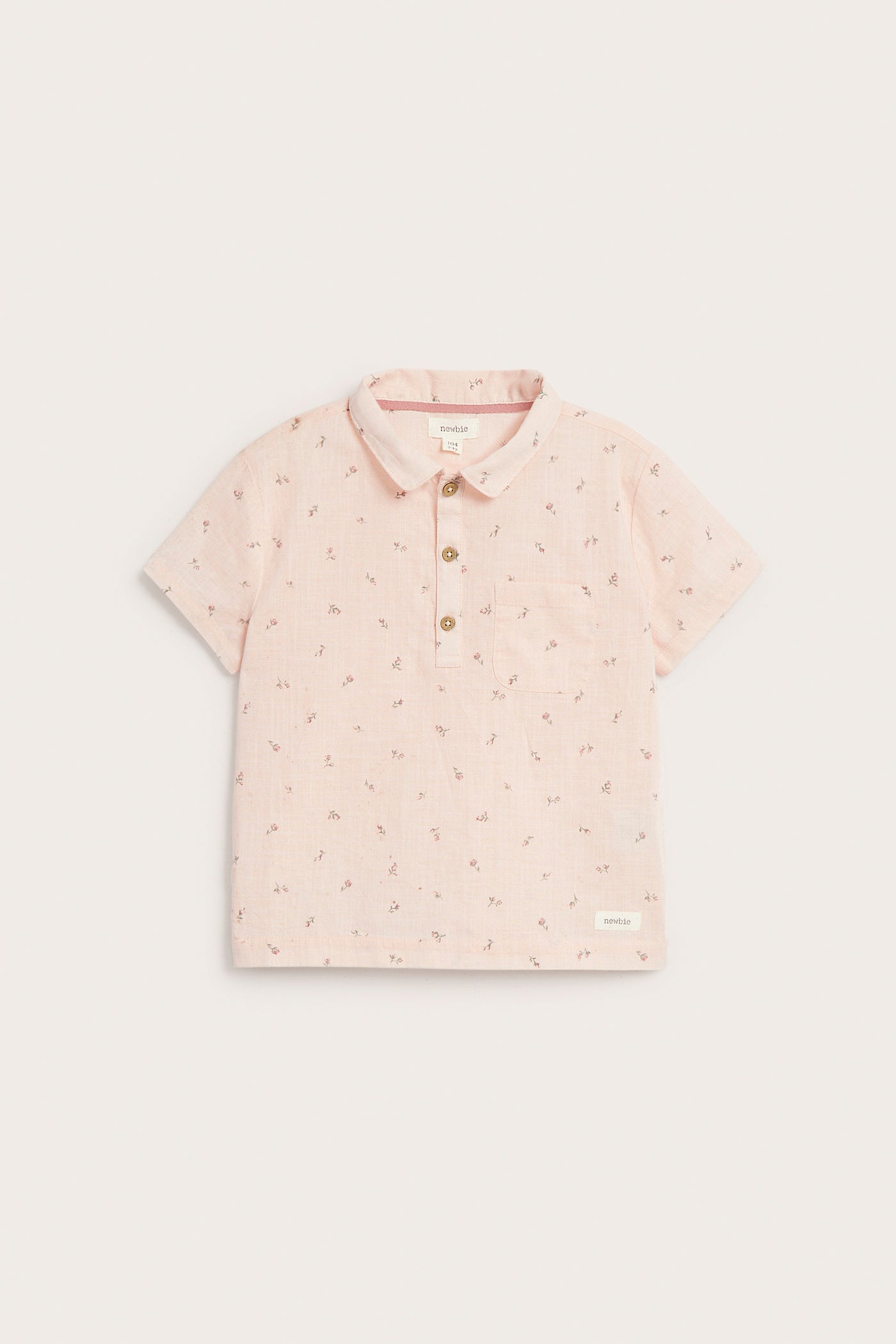 Kids short sleeve floral shirt