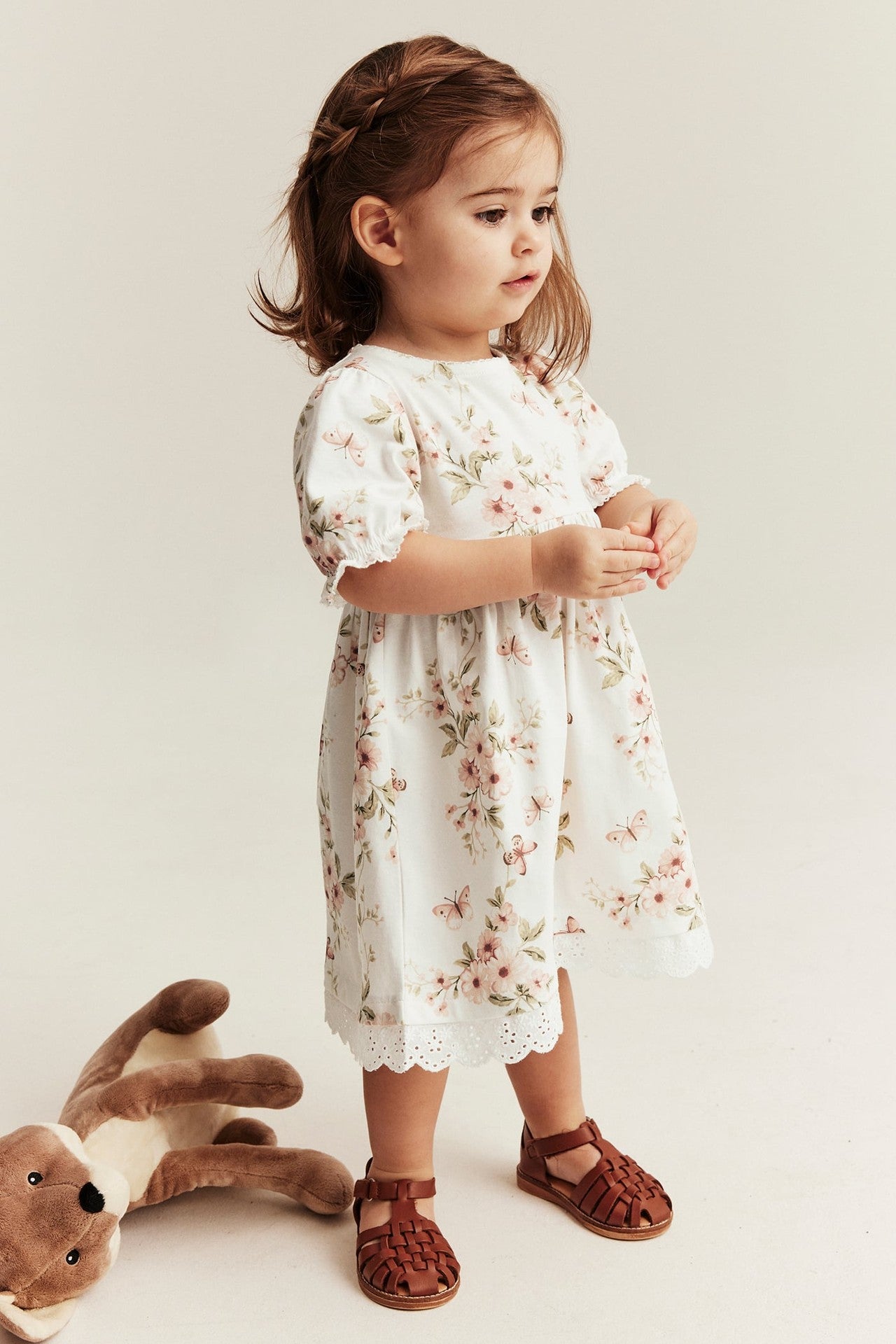 Baby butterfly floral dress