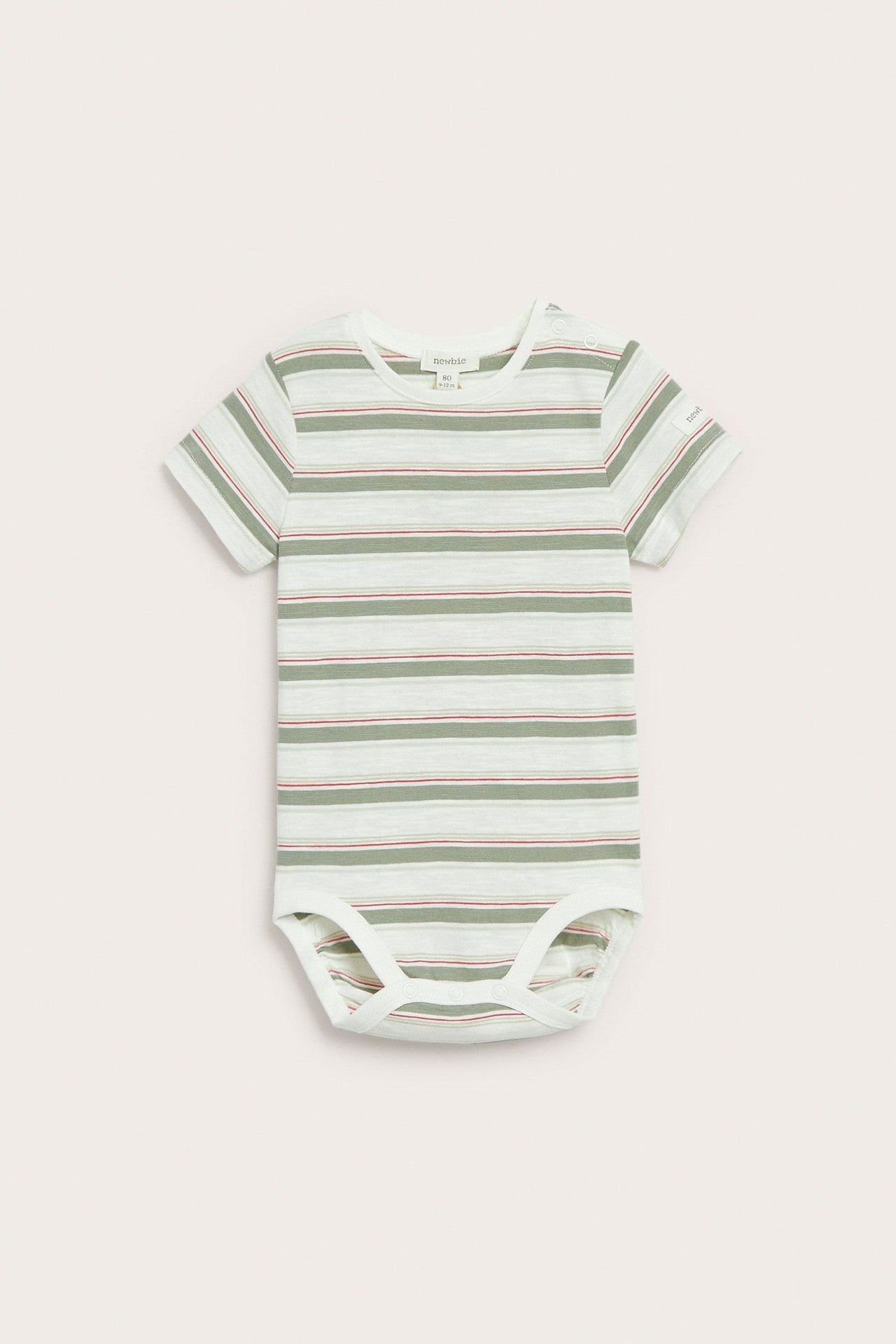 Baby striped slub tricot bodysuit