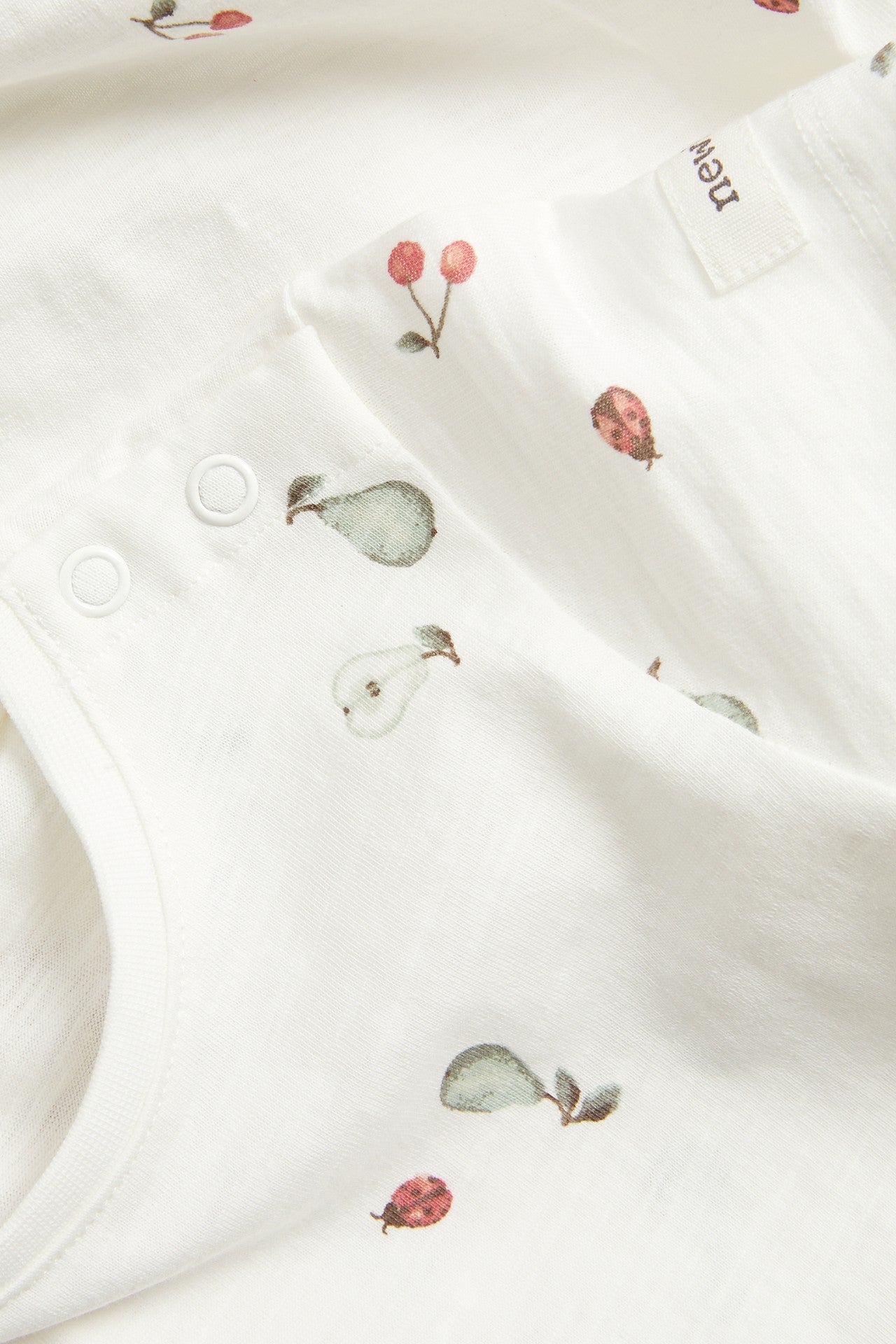 Baby short-sleeved knit bodysuit