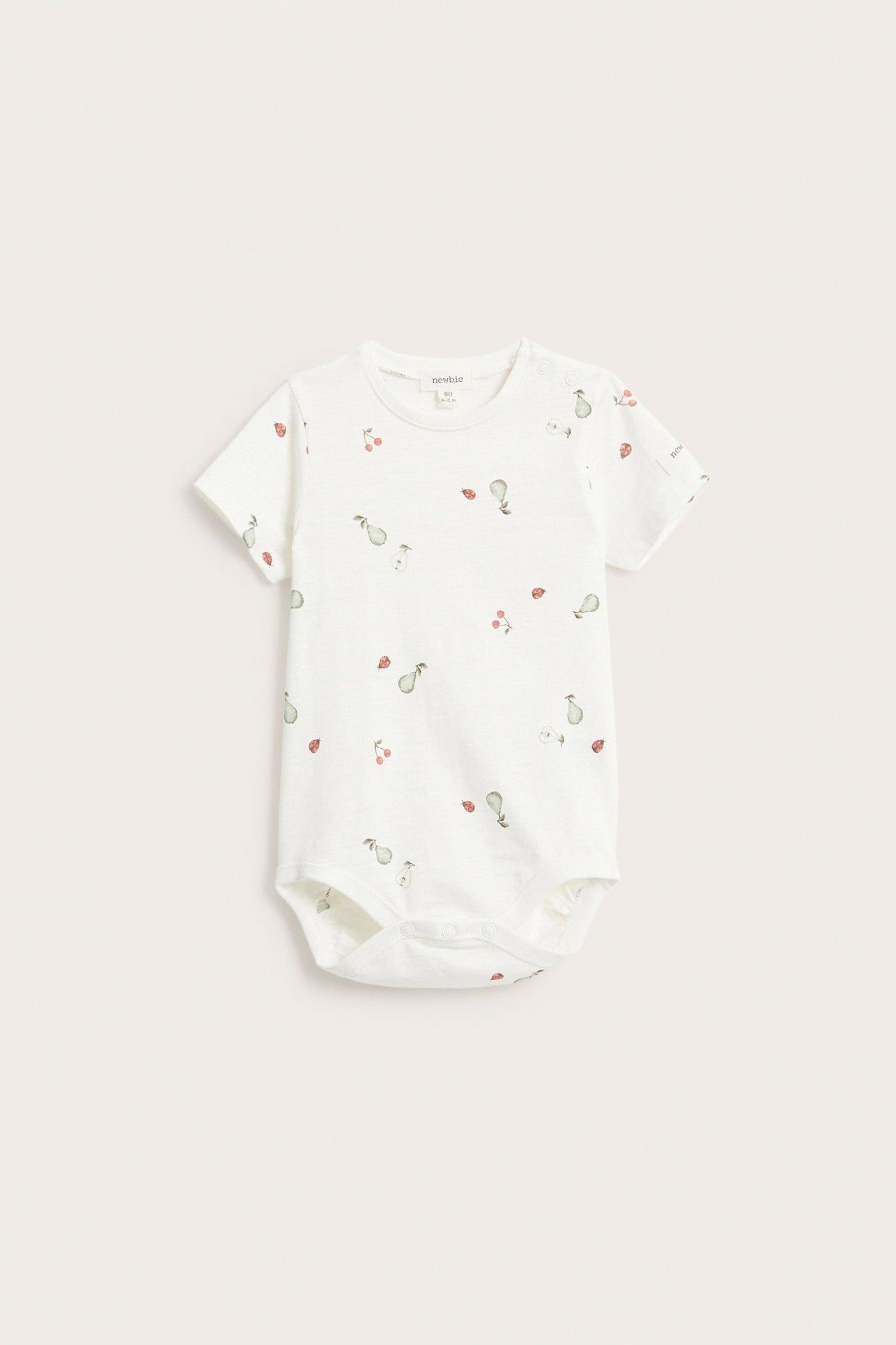 Baby short-sleeved knit bodysuit