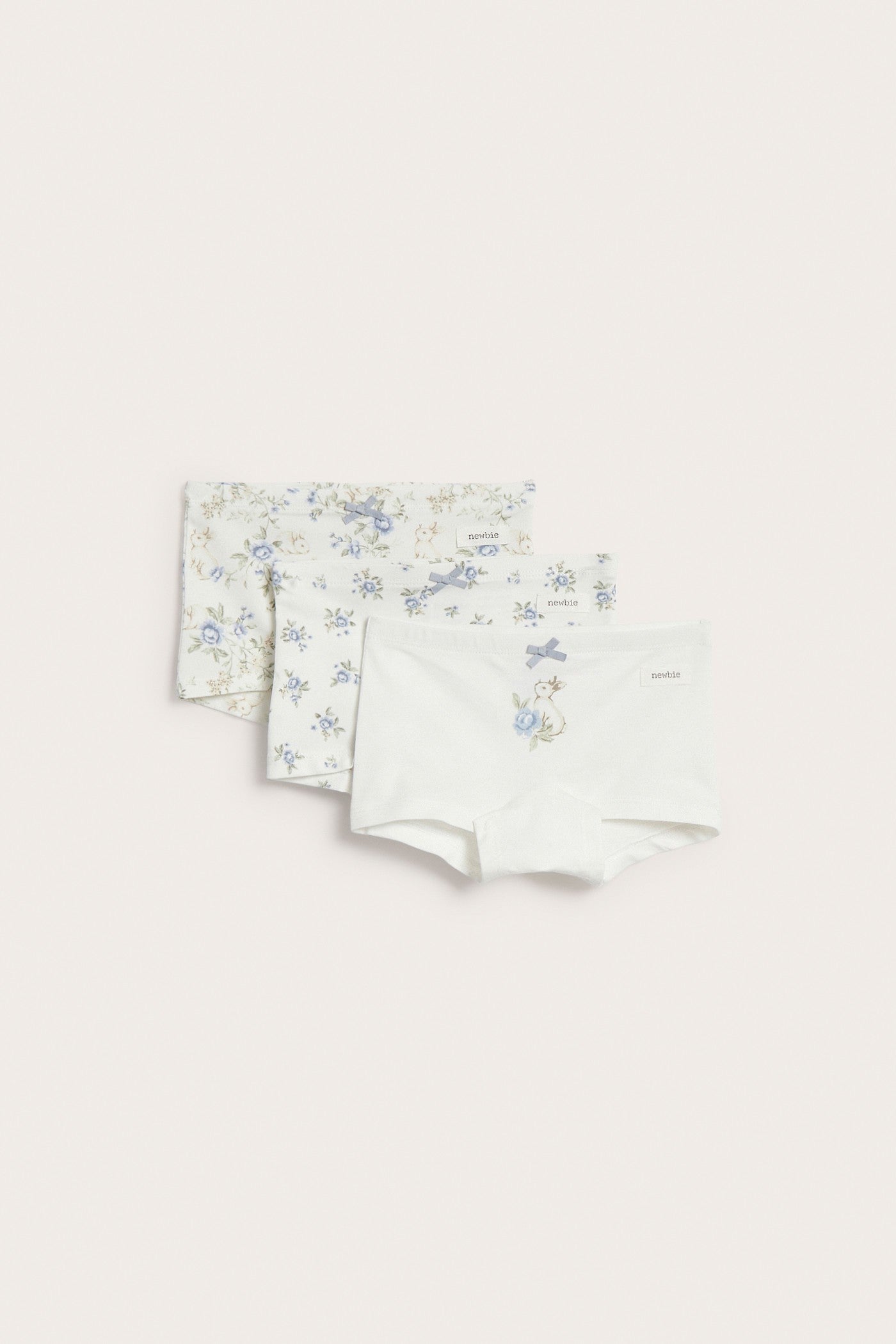 Kids rabbit print boxer briefs (3-pack)