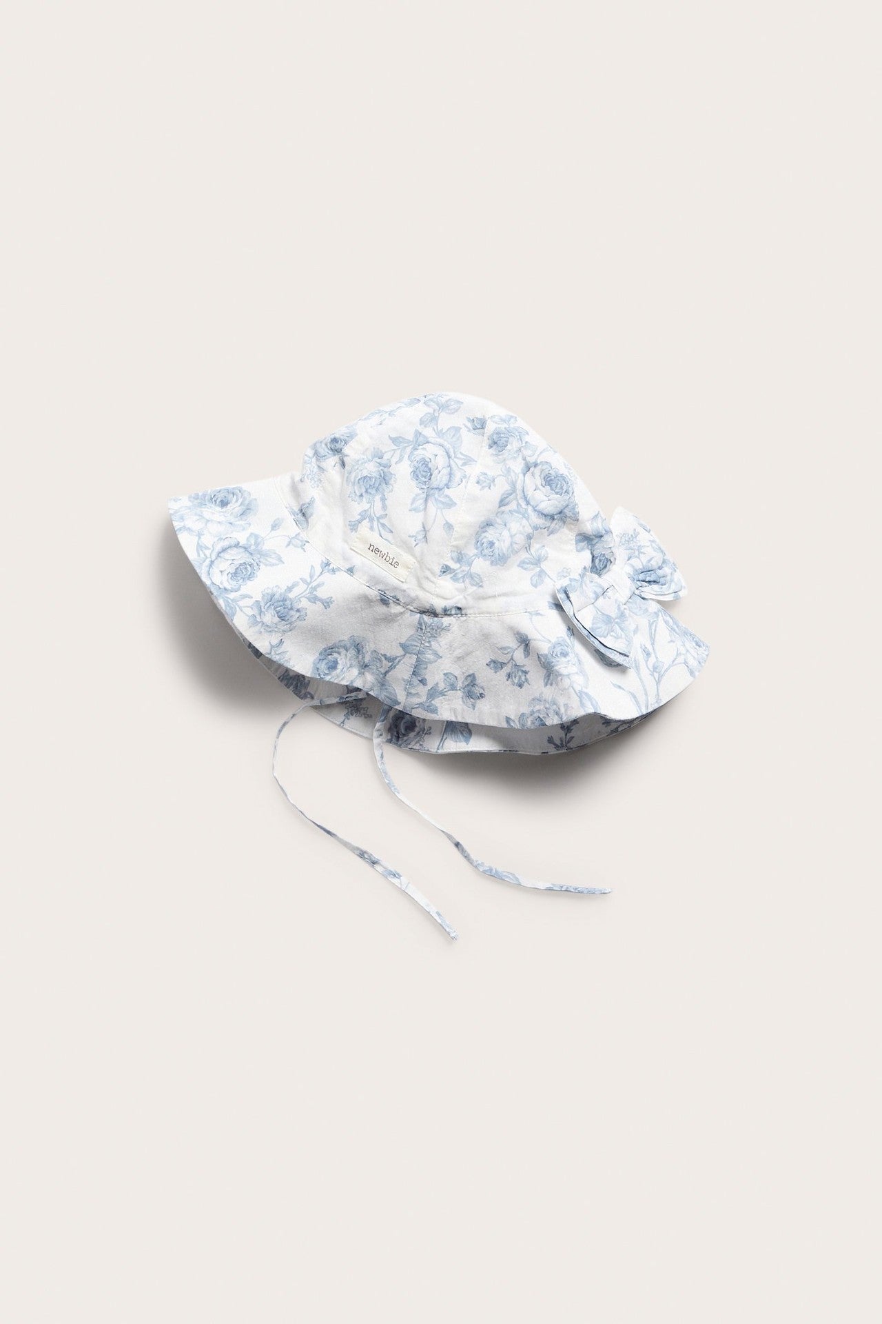 Baby floral sun hat with bow