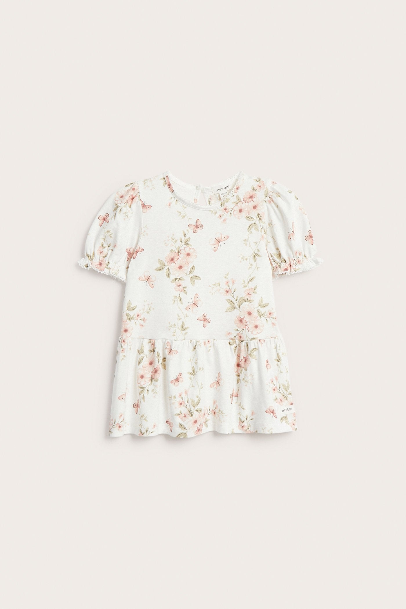 Kids butterflies peplum top