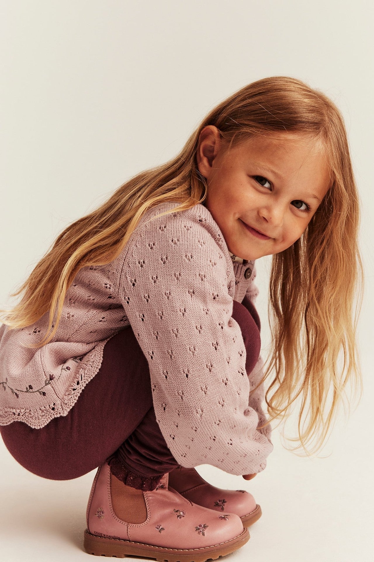 Baby & Kids embroidered knitted cardigan