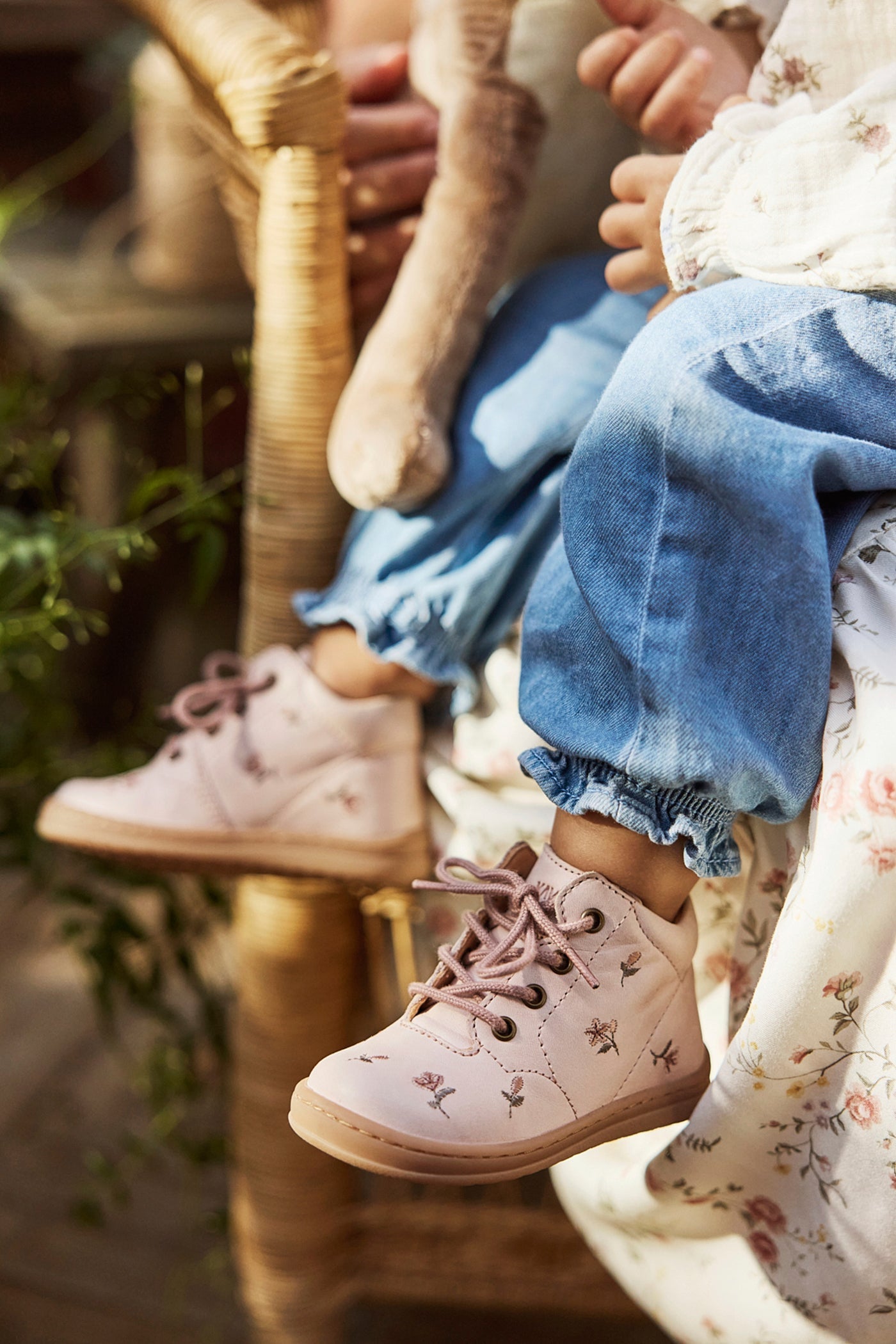 Baby floral pre-walker shoes Edsbro