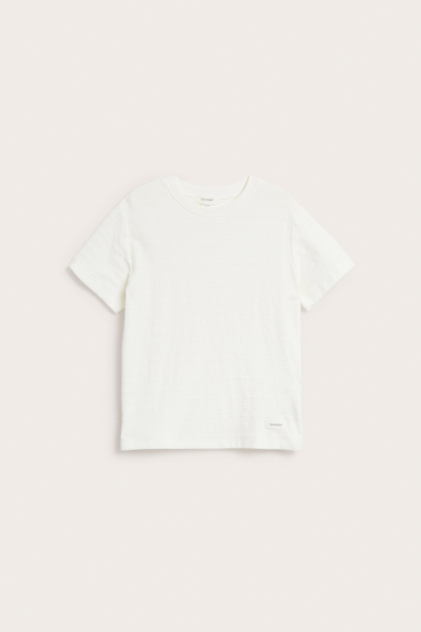 Baby & kids white textured T-shirt
