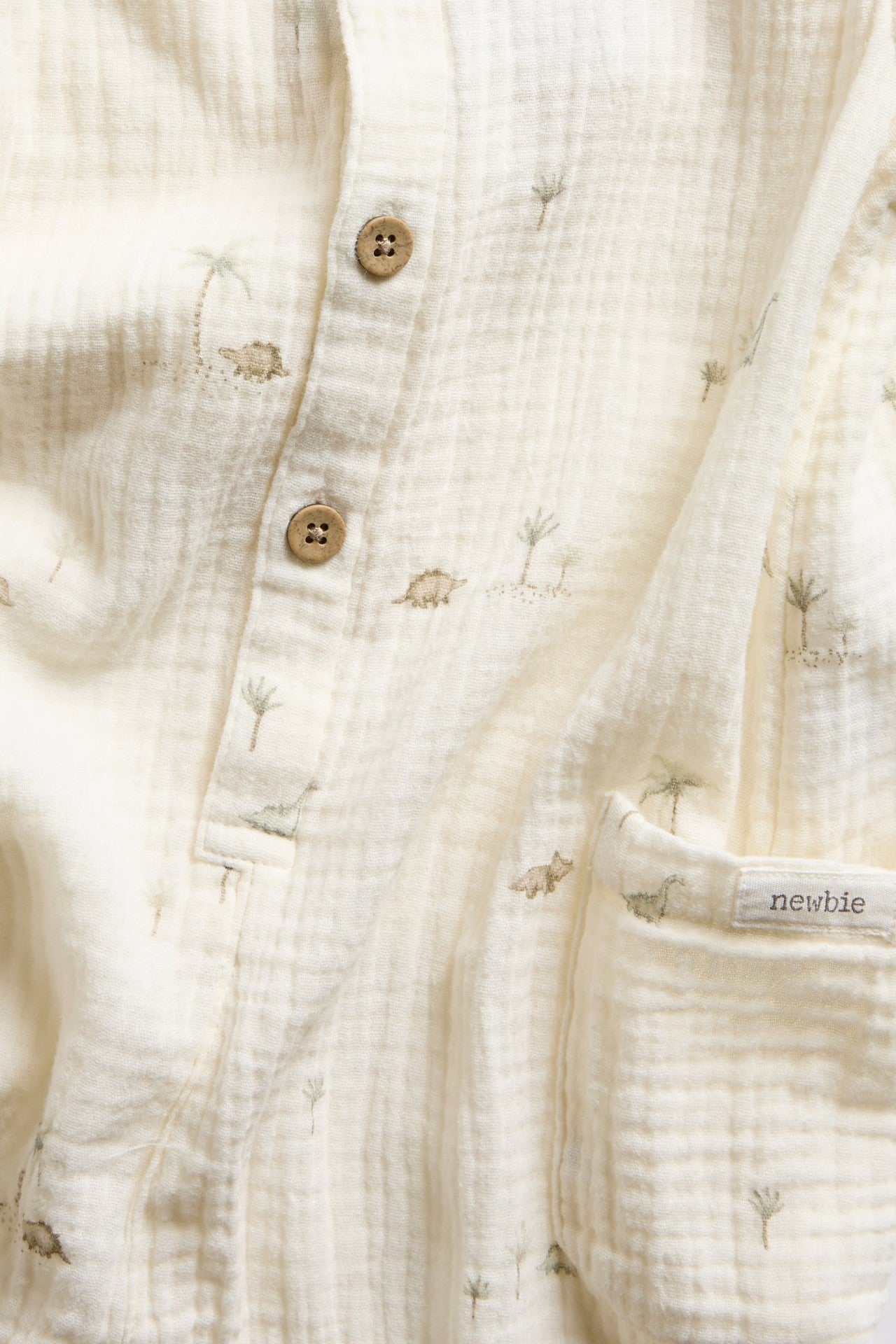 Baby woven muslin jumpsuit