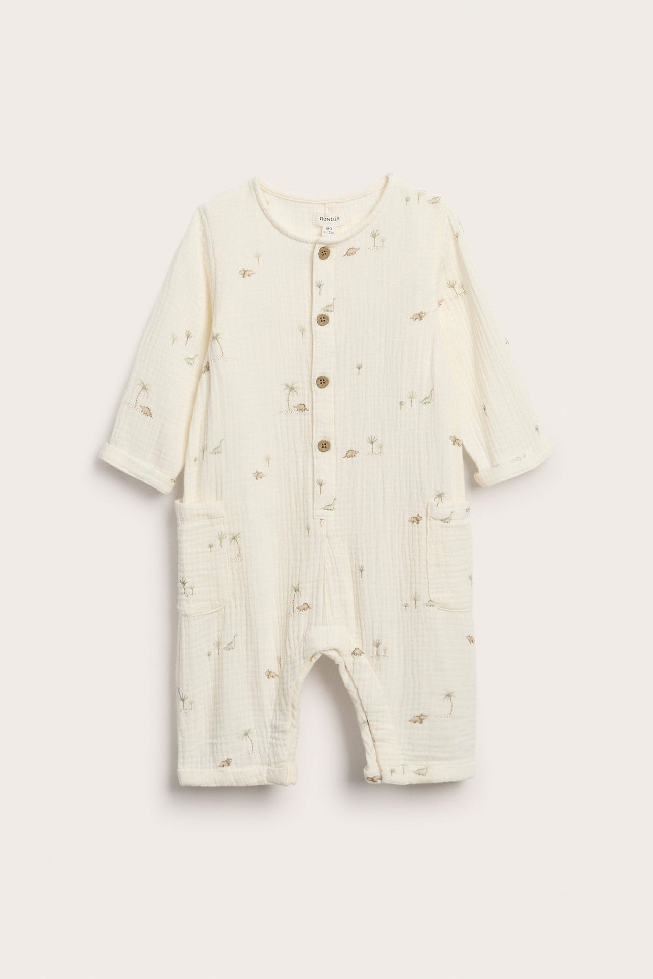 Baby woven muslin jumpsuit