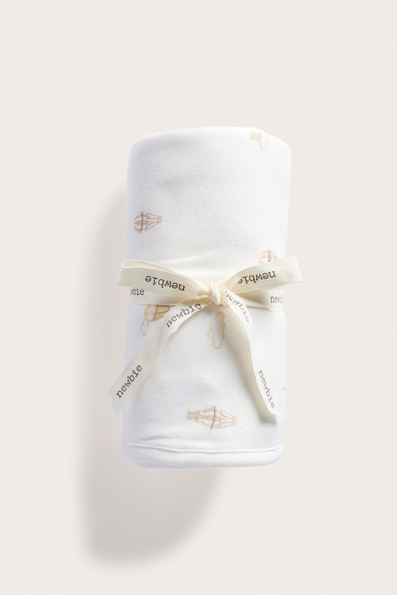 Baby blanket with hot air balloons