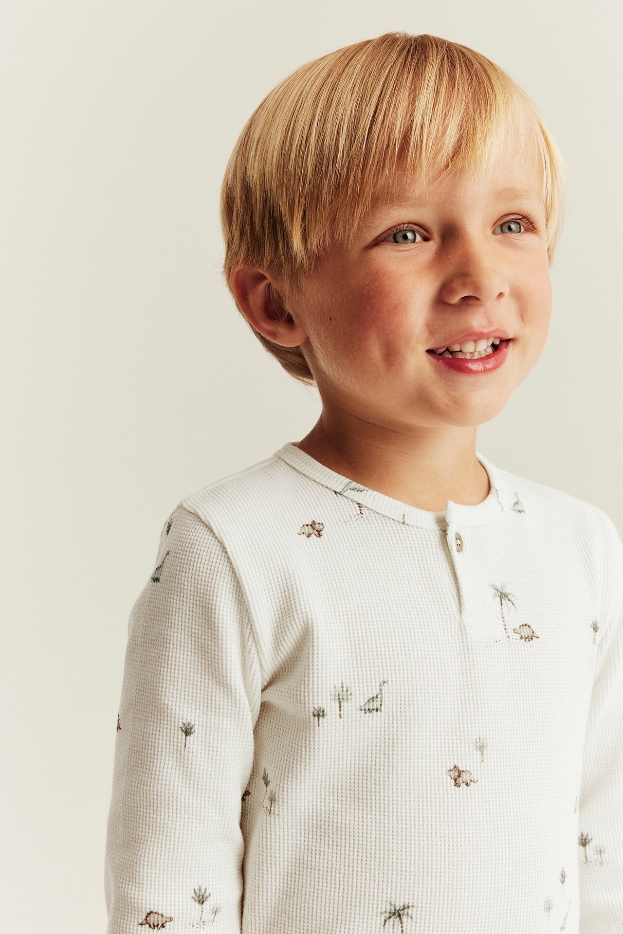 Kids & Baby long sleeve waffle t-shirt
