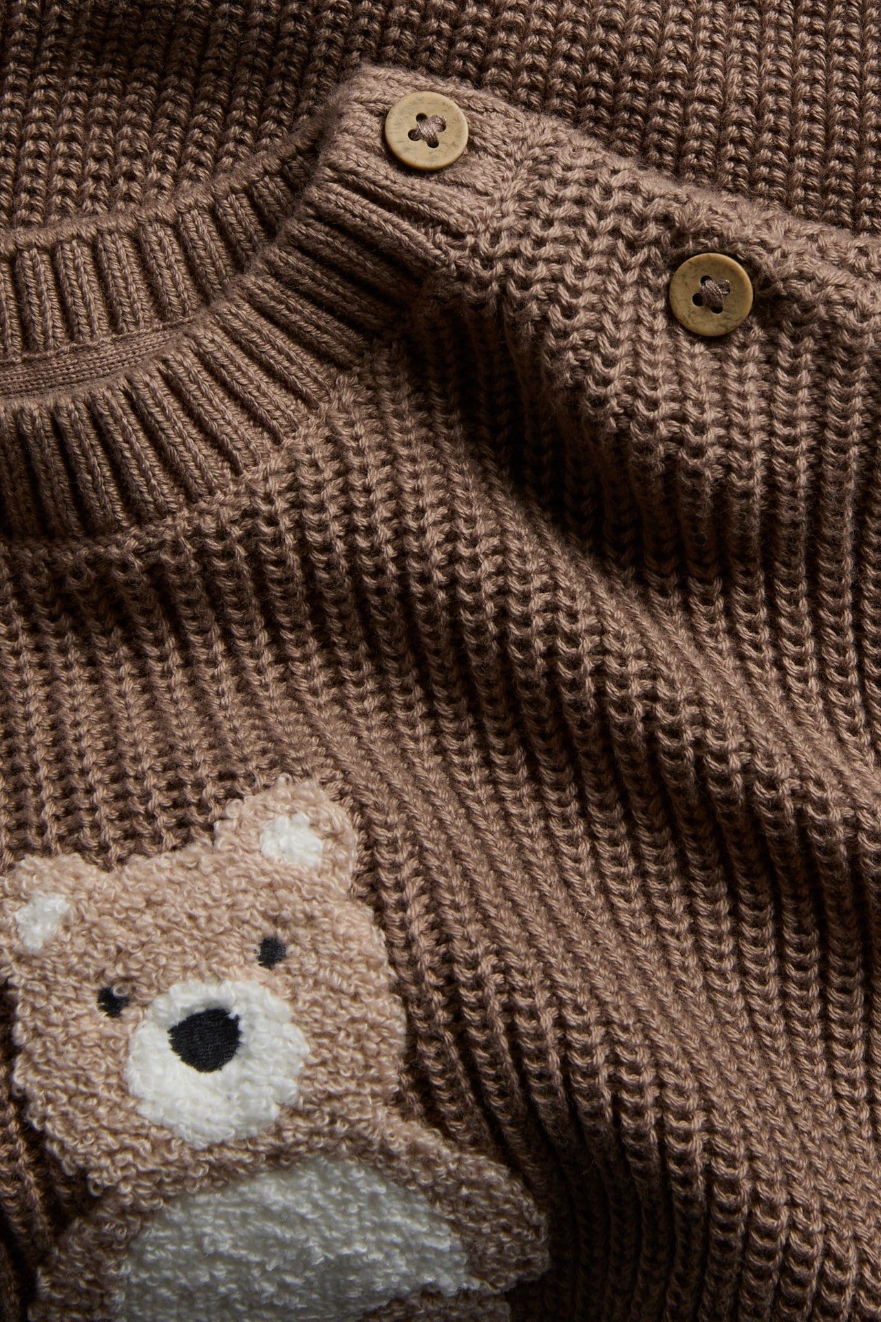 Baby & Kids knitted sweater with teddy bear