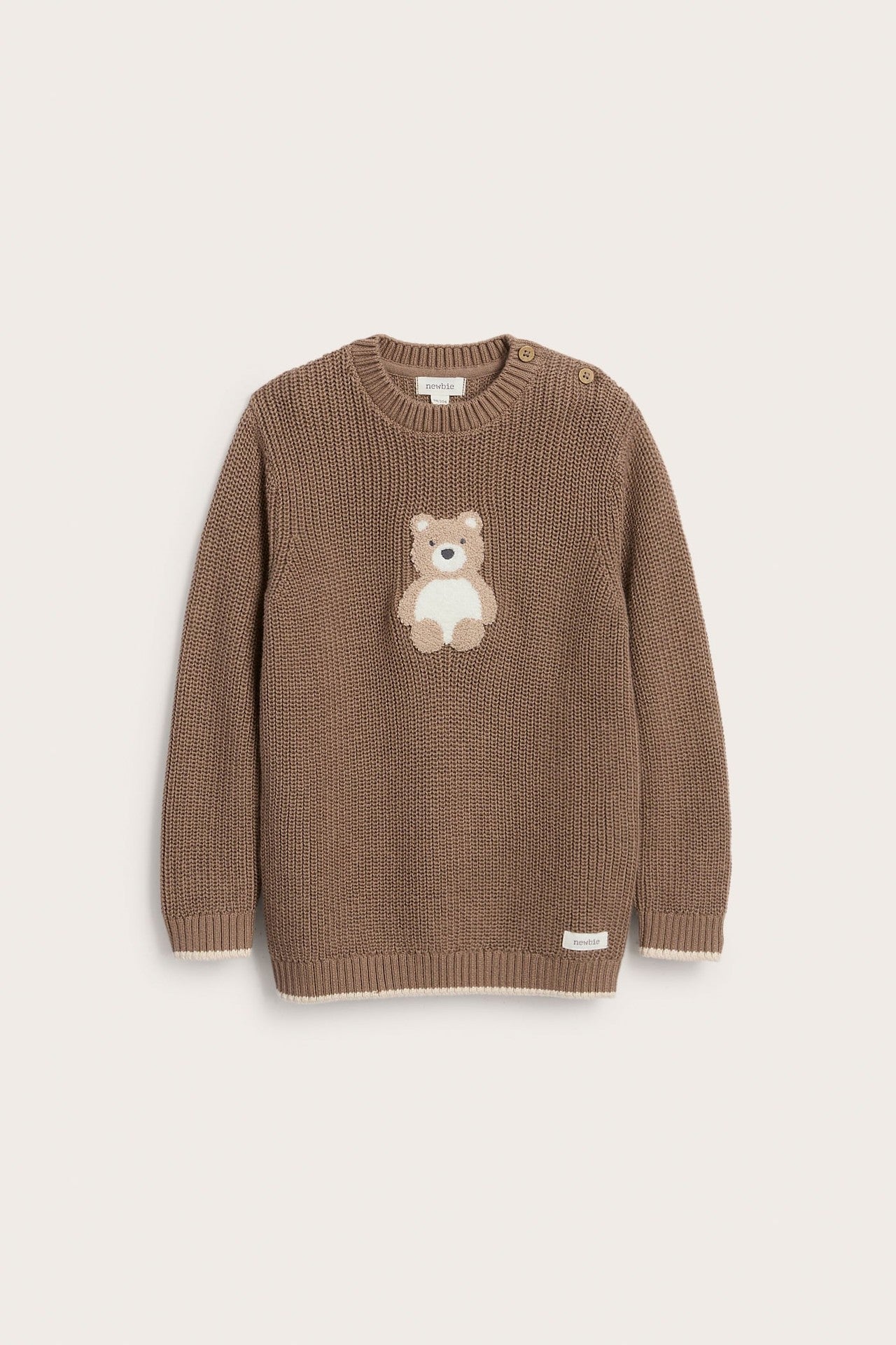 Baby & Kids knitted sweater with teddy bear