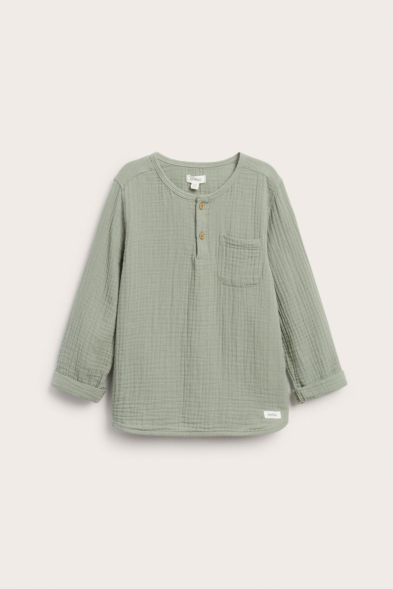 Kids long sleeve muslin top
