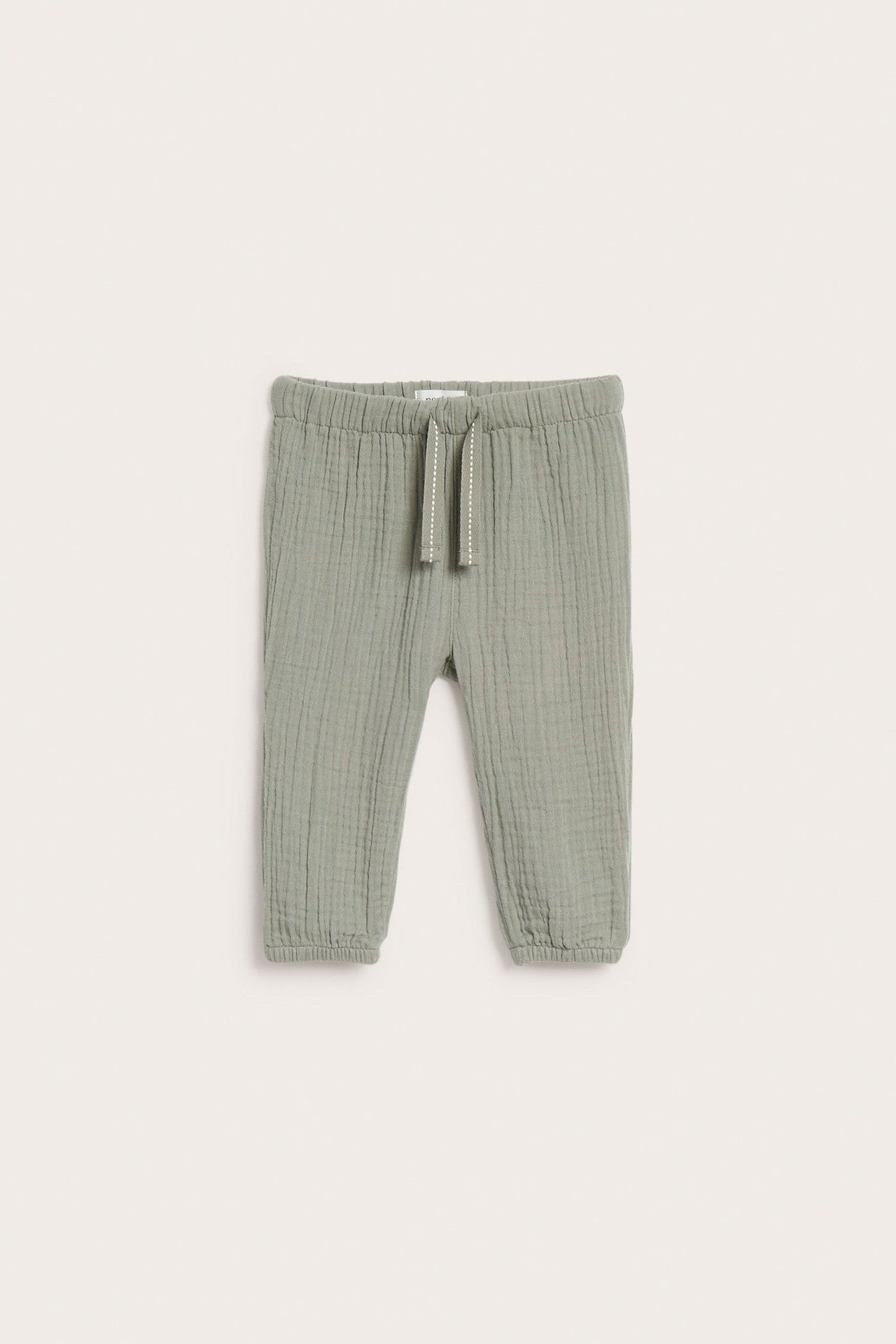 Baby woven muslin trousers