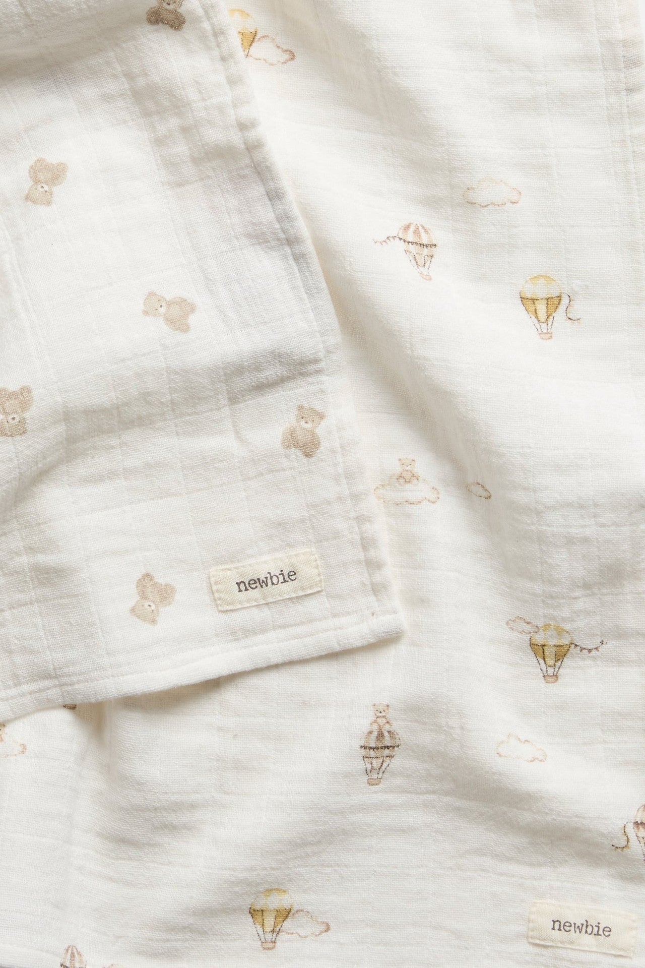 Baby muslin blankets (2-pack)