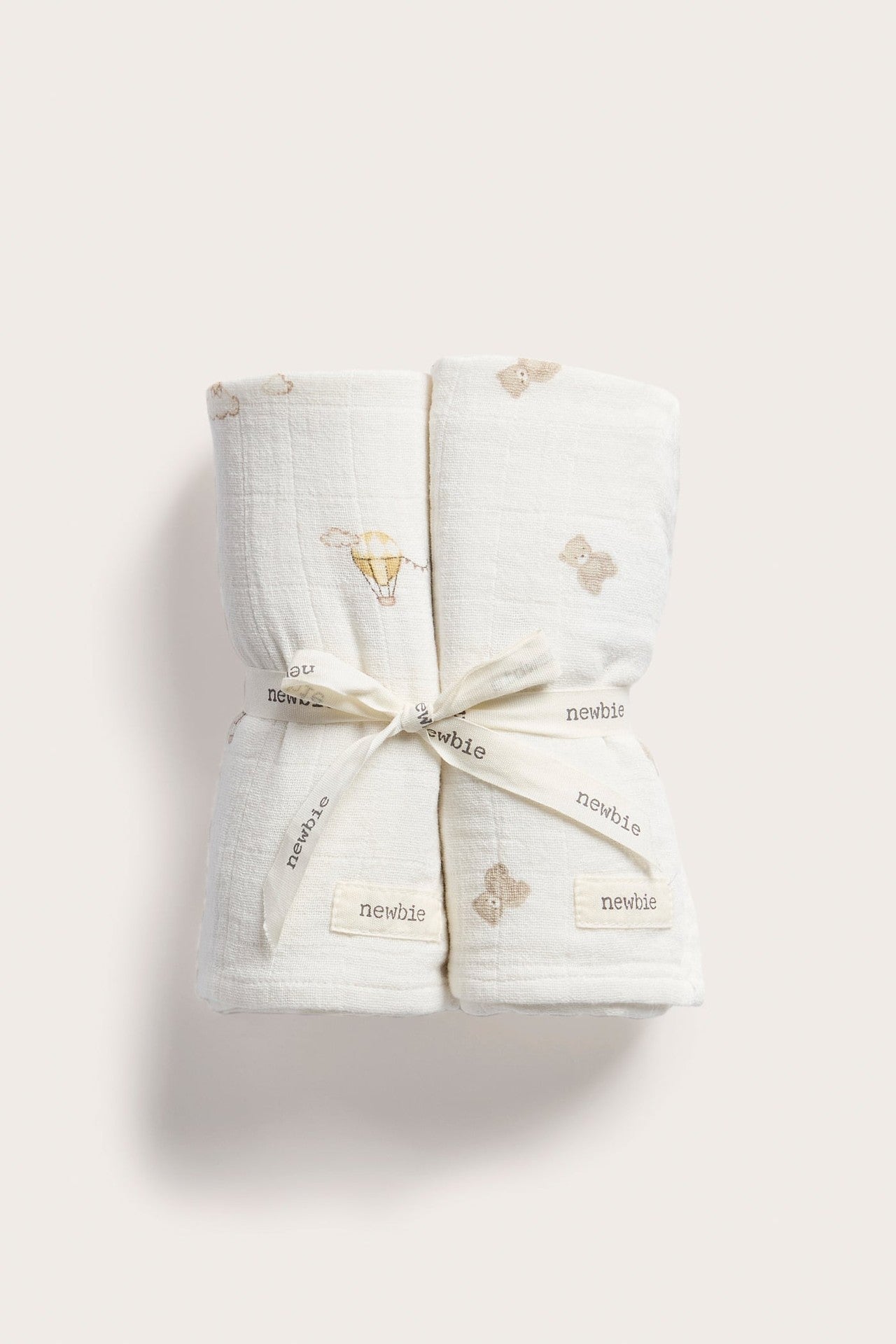 Baby muslin blankets (2-pack)