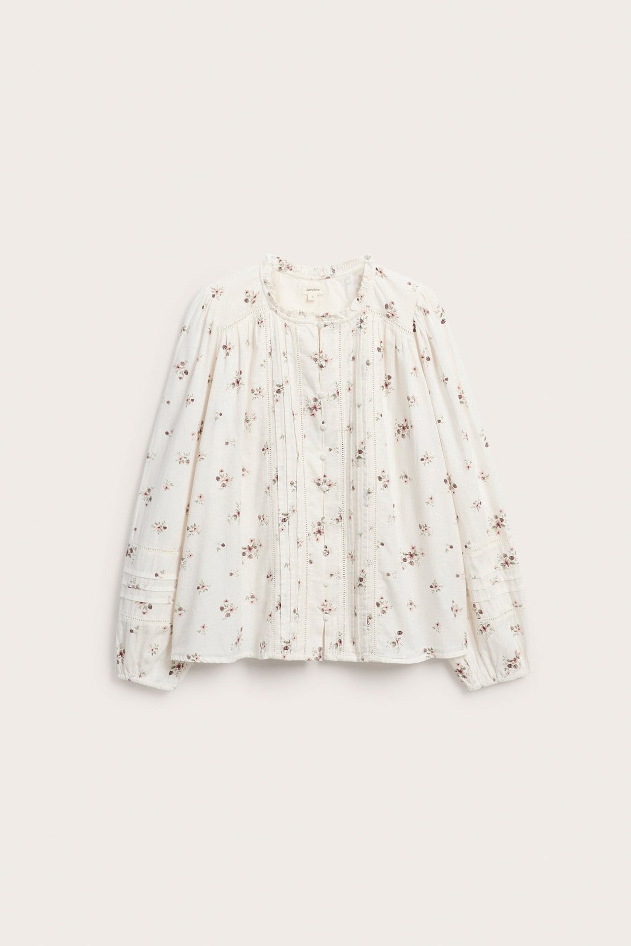 Women’s white floral blouse