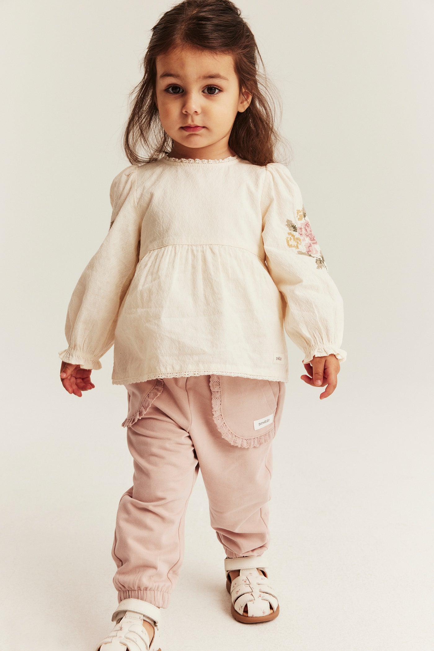 Baby pink jogging bottoms