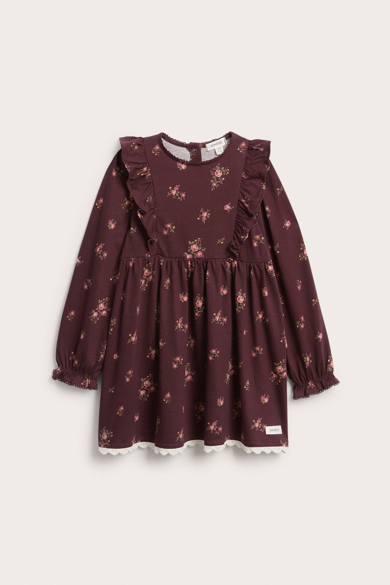 Kids floral jersey dress
