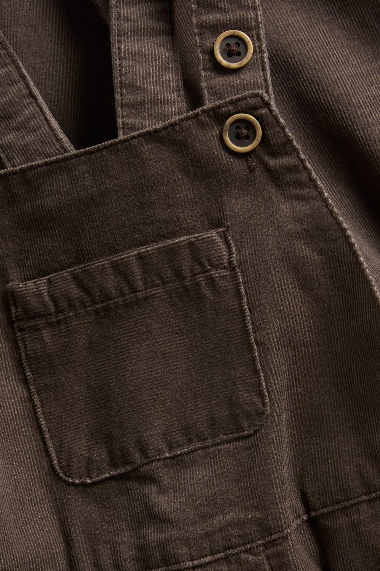 Baby brown corduroy dungarees