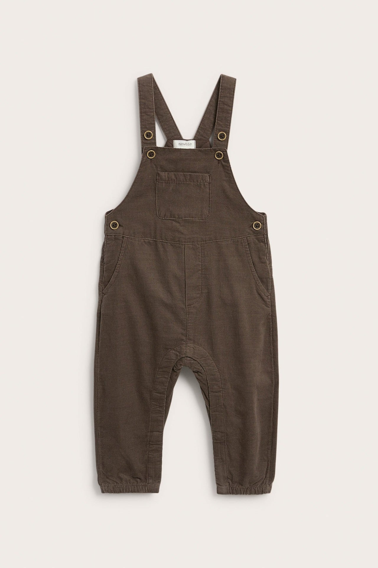 Baby brown corduroy dungarees