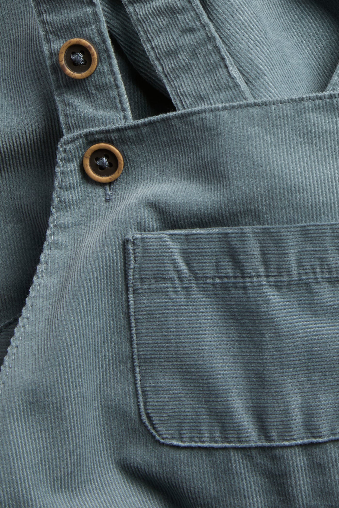 Baby turquoise corduroy dungarees