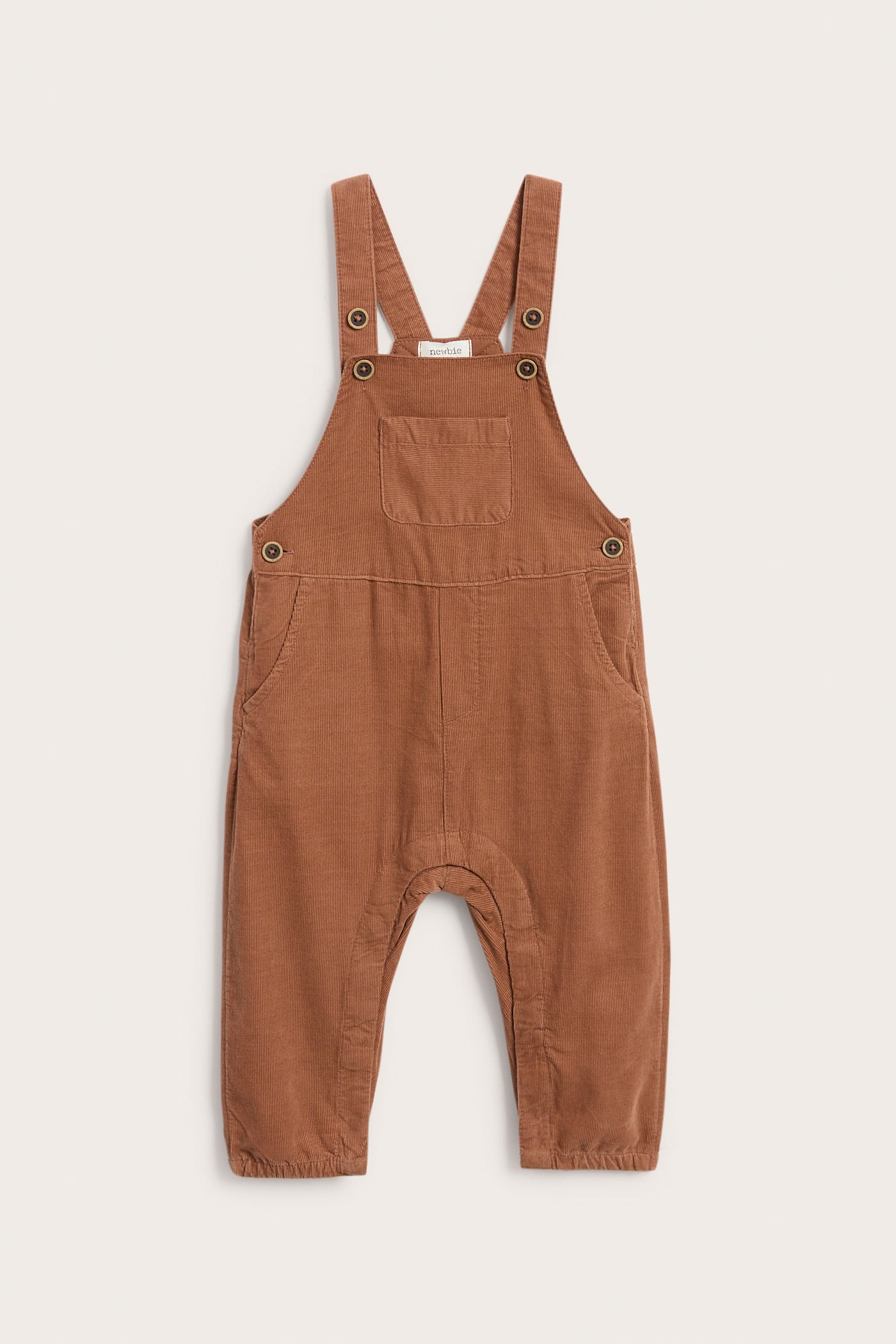 Baby orange corduroy dungarees