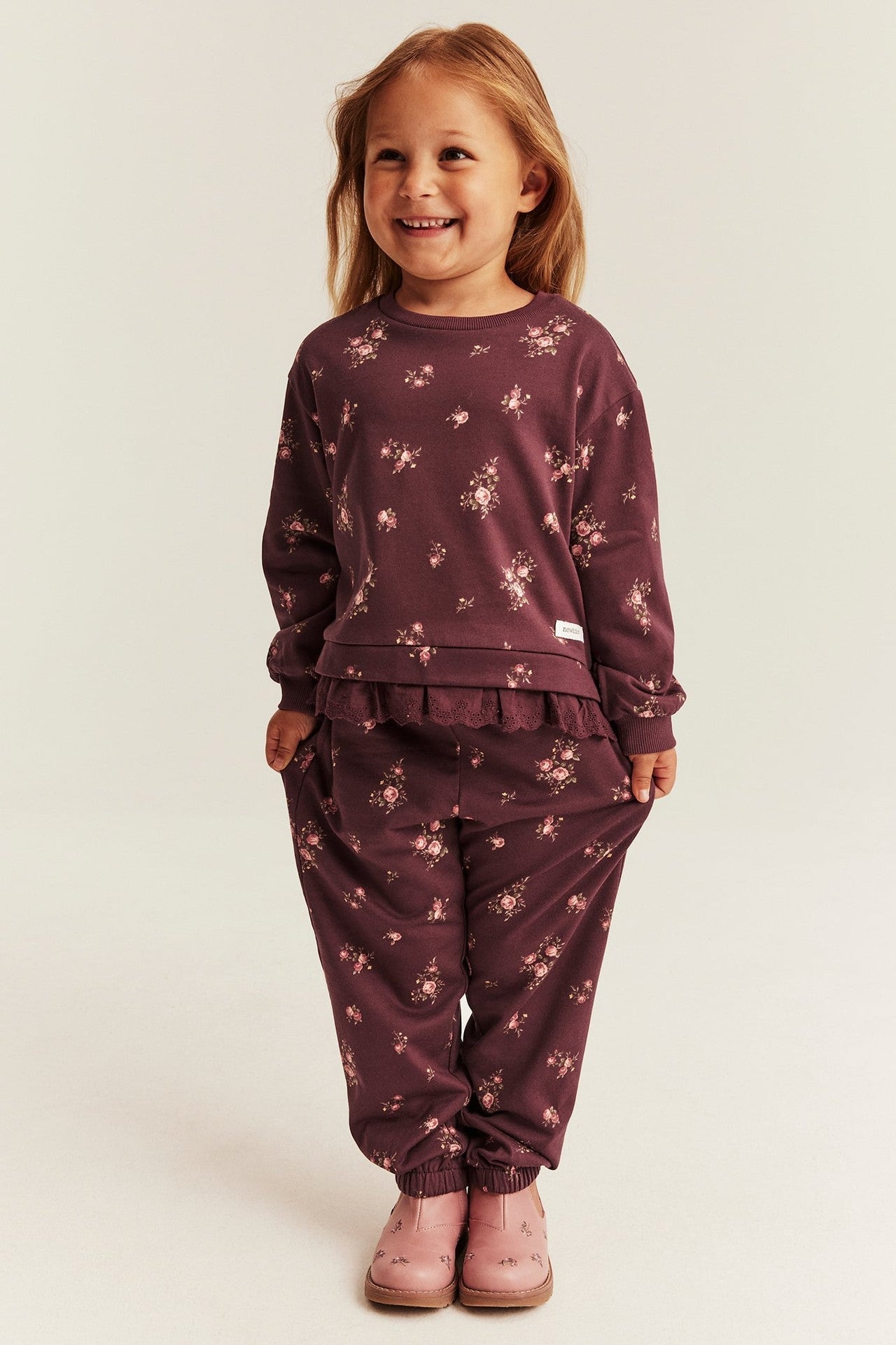 Kids floral jogging bottoms