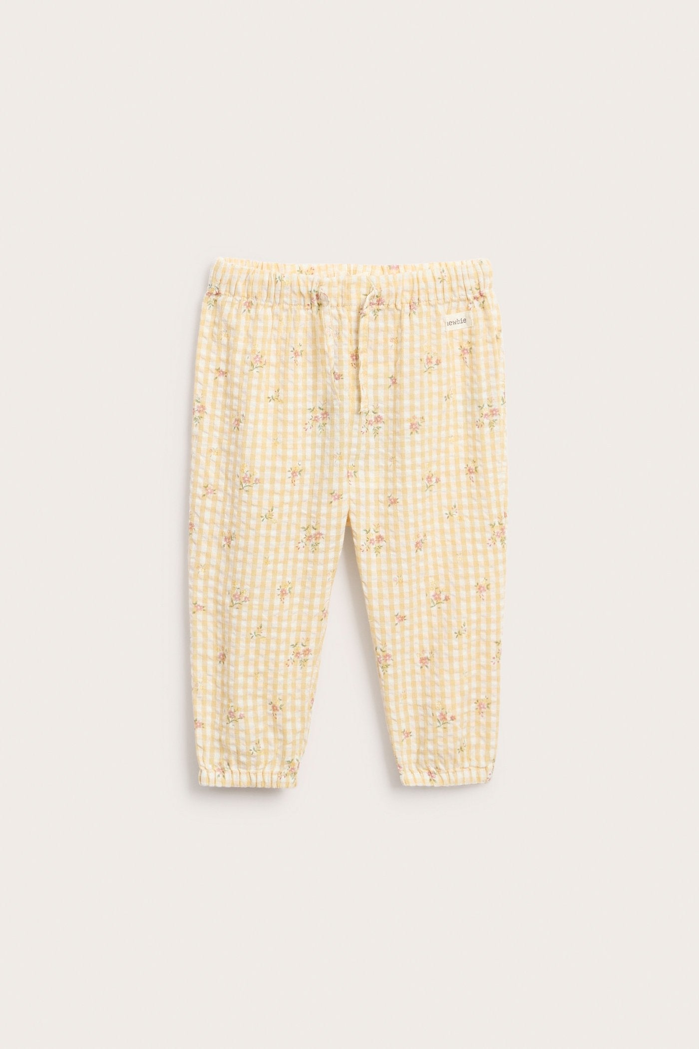 Baby floral woven trousers