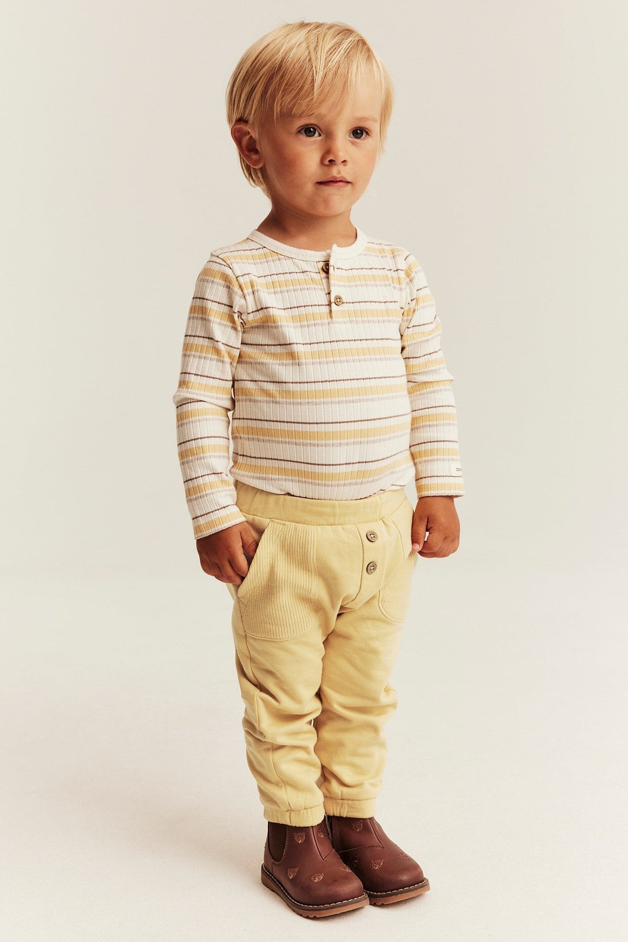 Baby yellow joggers