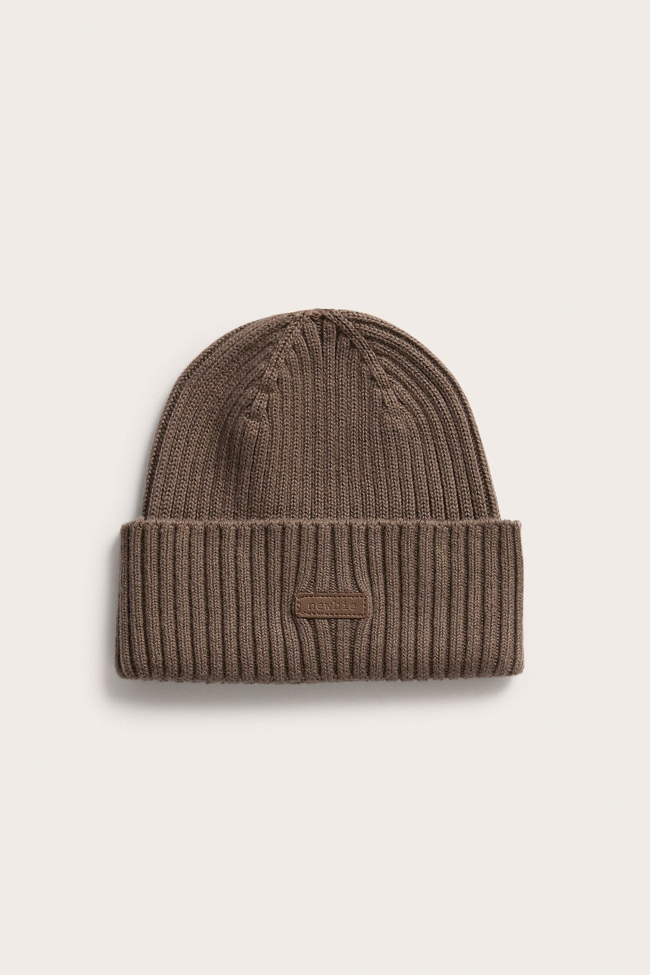 Baby & Kids brown ribbed knit beanie